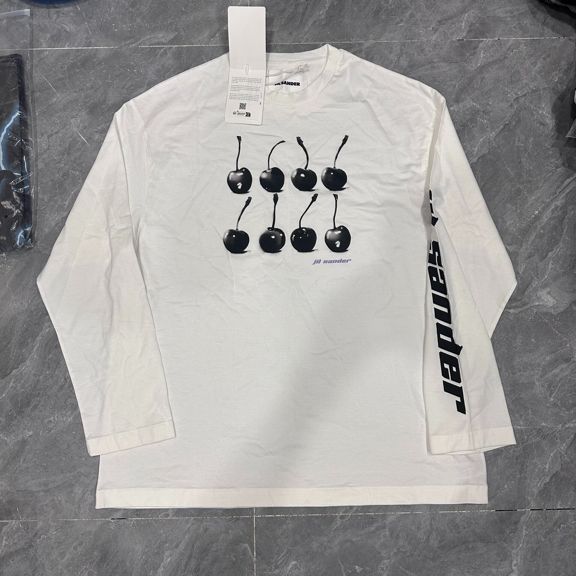Jil Sander Cherry Long-Sleeve Top