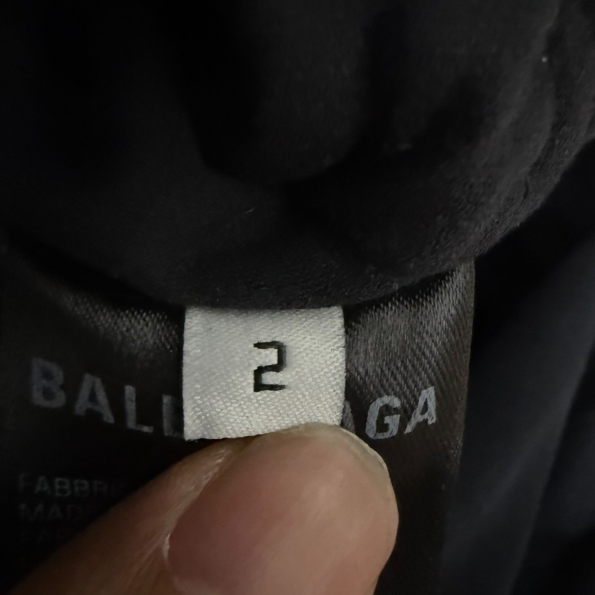 Balenciaga x Carhartt Hooded Jacket — detail