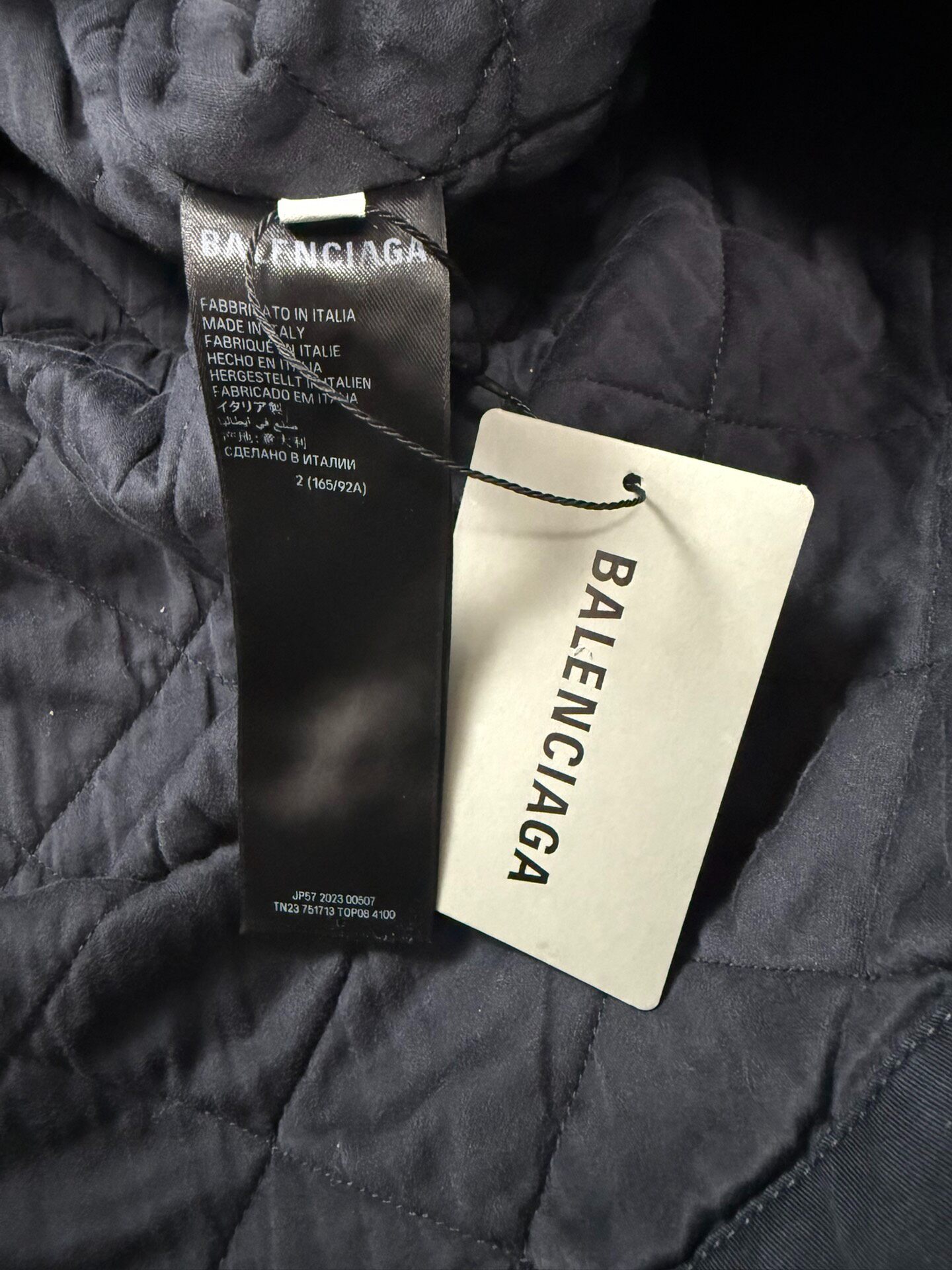 Balenciaga x Carhartt Hooded Jacket — back