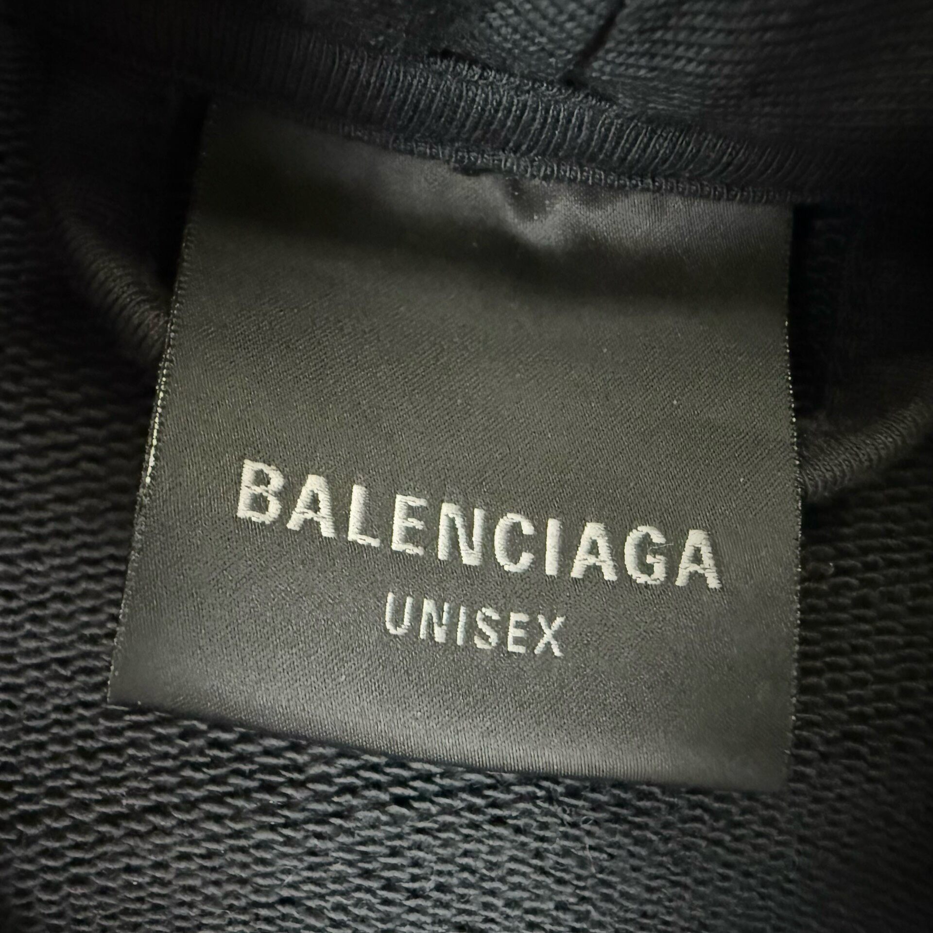 Balenciaga 24FW Double Hood Zip Hoodie — back