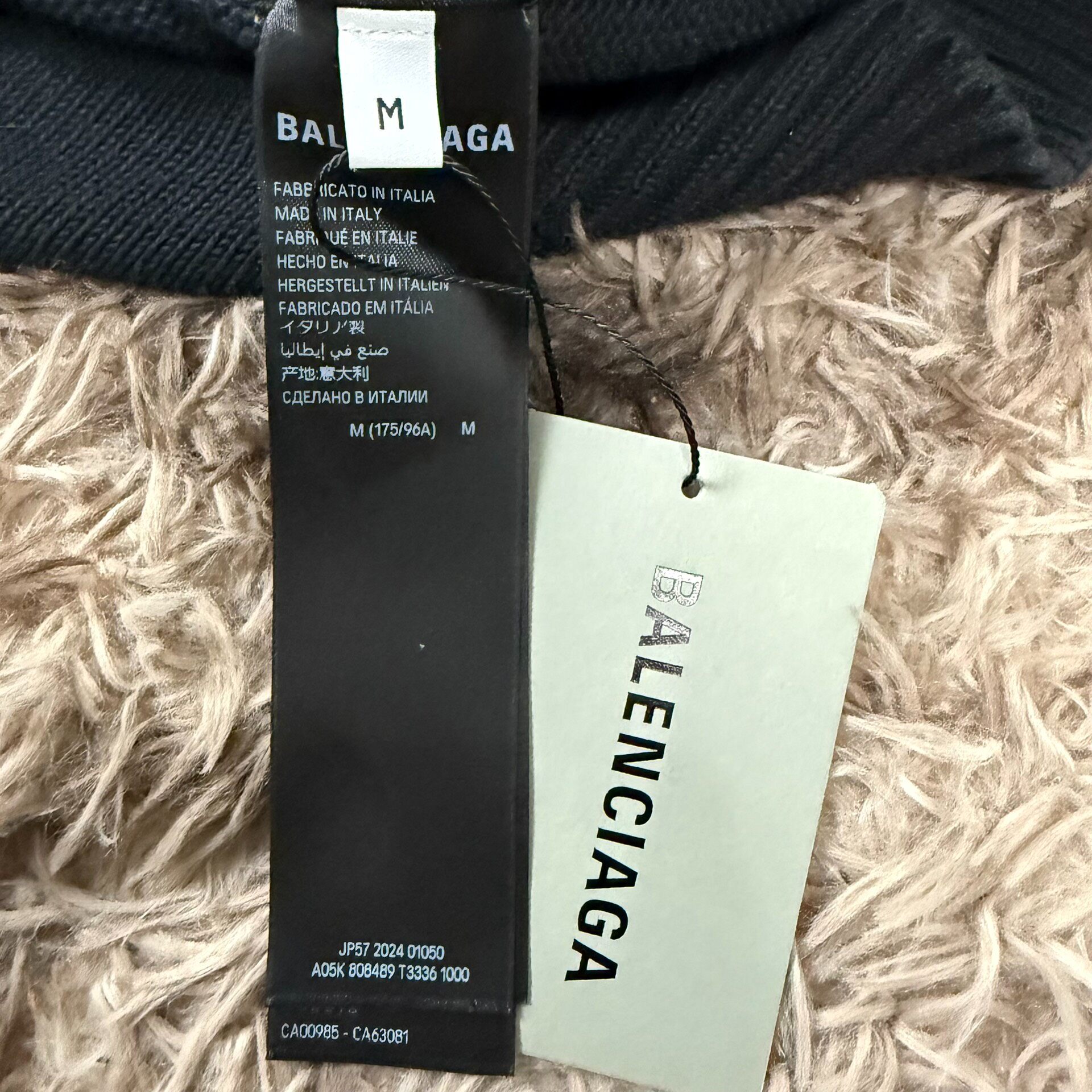Balenciaga 24FW Dragon Motif Zip Sweater — back