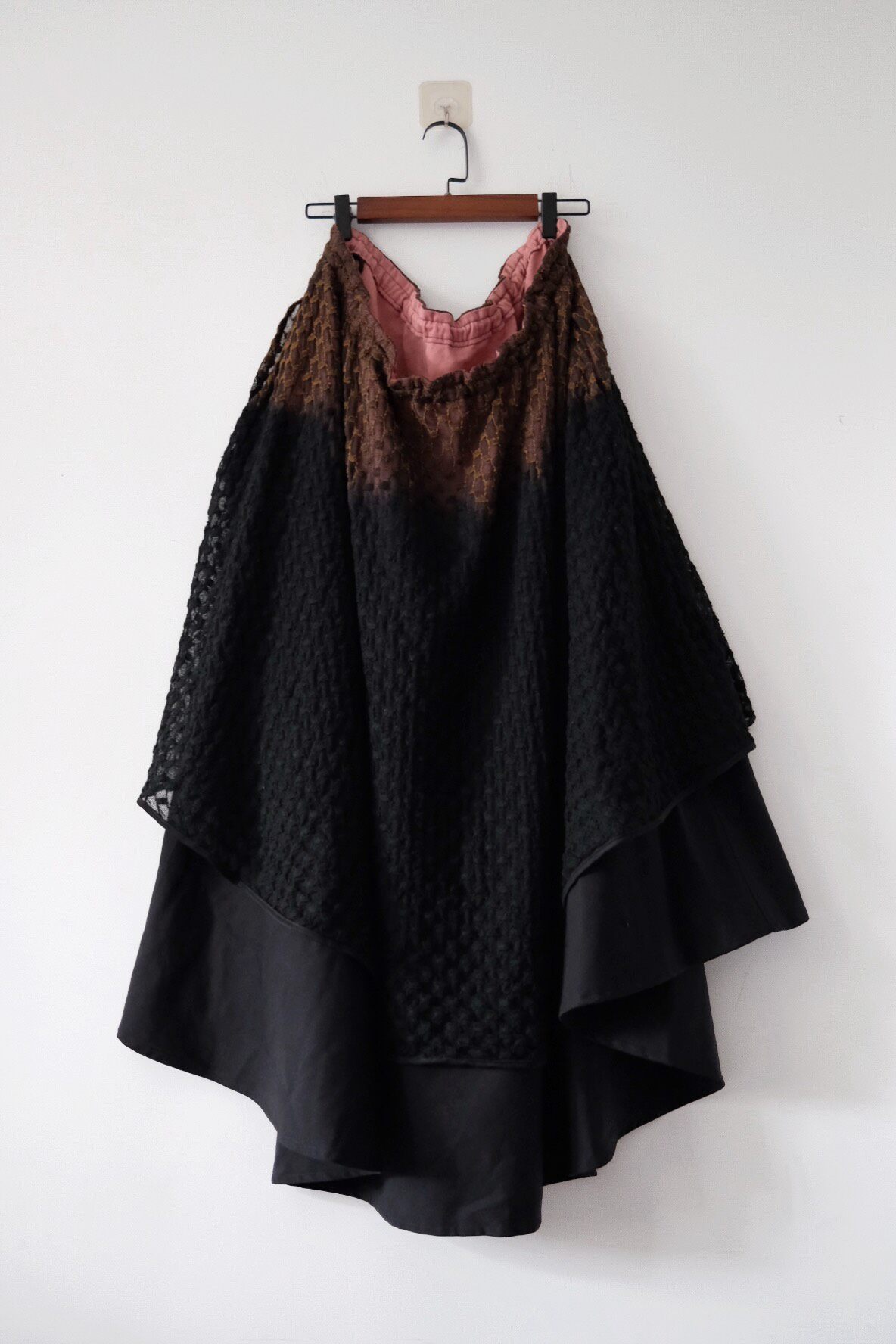Y's 2003 Runway Gradient Umbrella Skirt — back