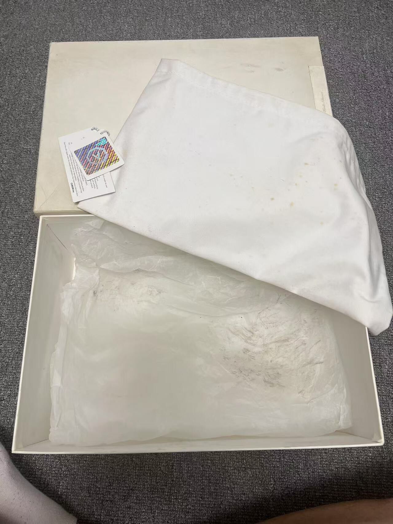 Visvim FBT 925 Silver Shoes — label