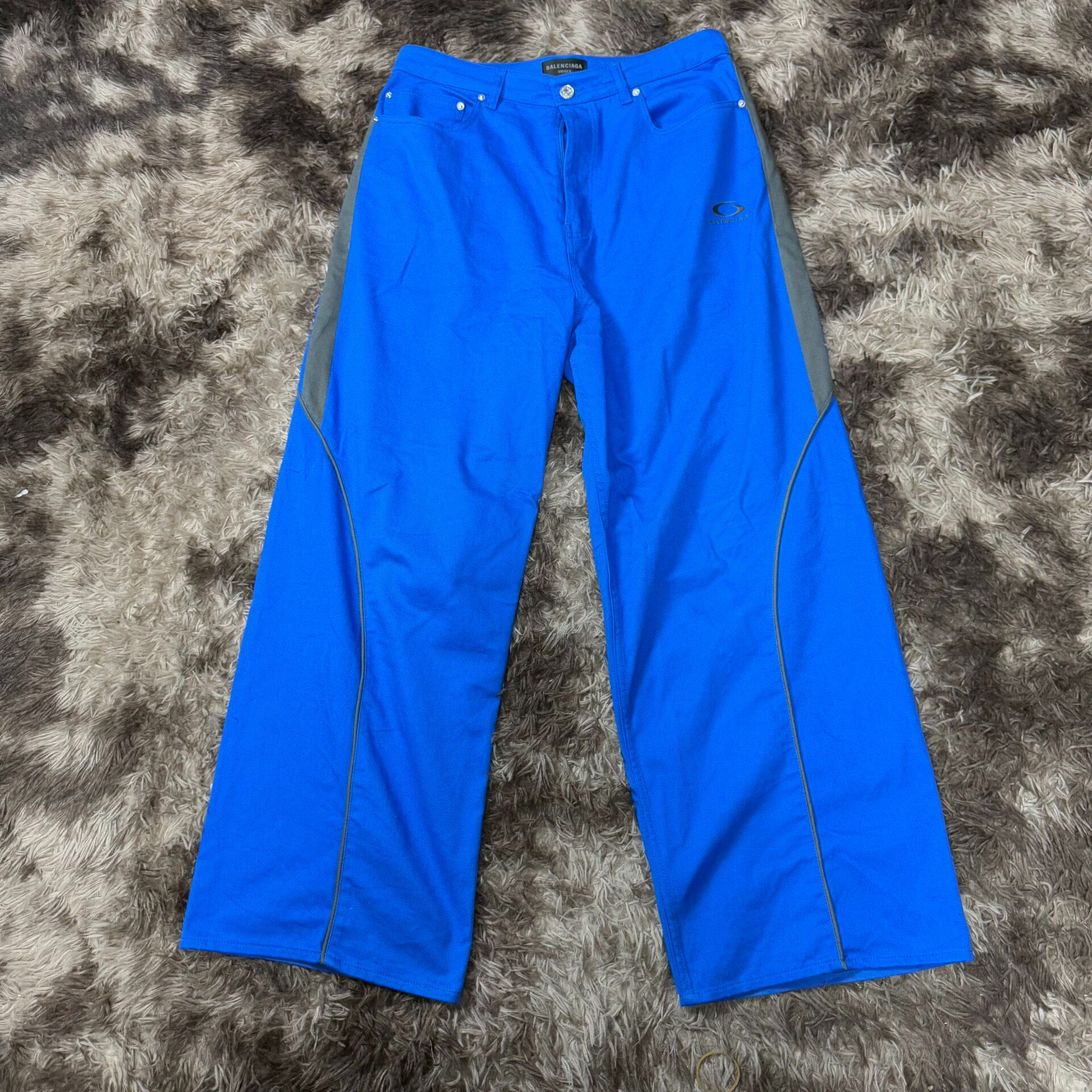 Balenciaga 25SS Logo Wide-Leg Trousers