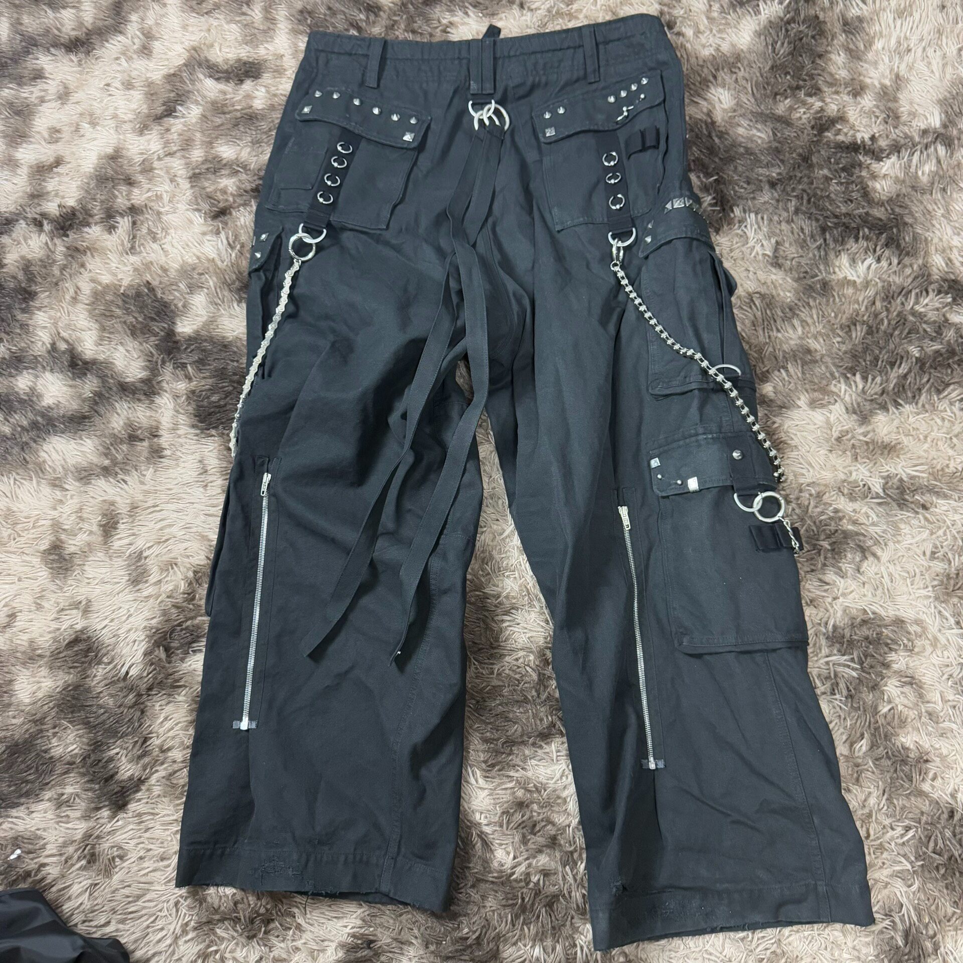 Balenciaga Studded Cargo Pants — front