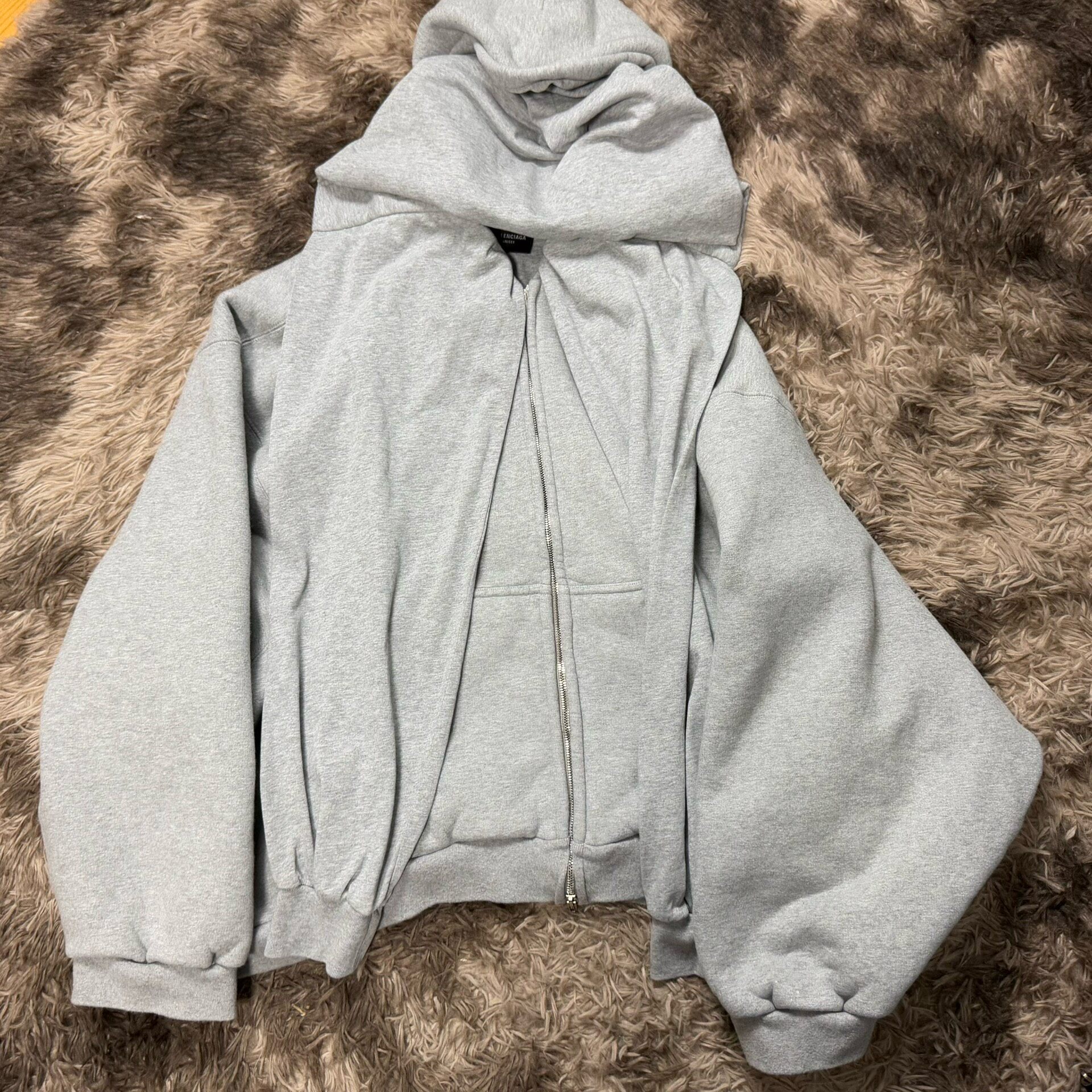 Balenciaga FW24 Four-Sleeve Zip Hoodie