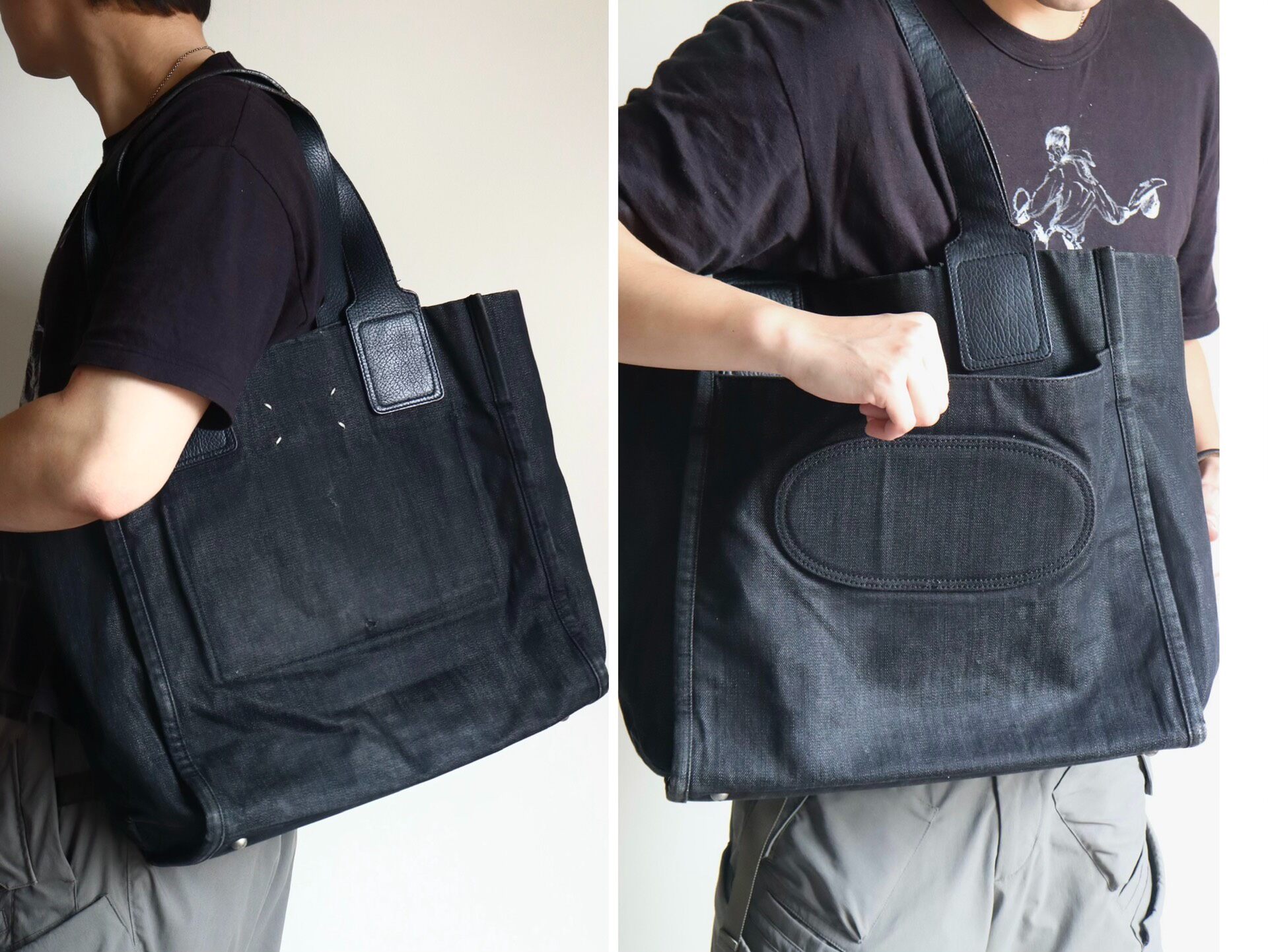 Maison Margiela Large Denim Tote Bag