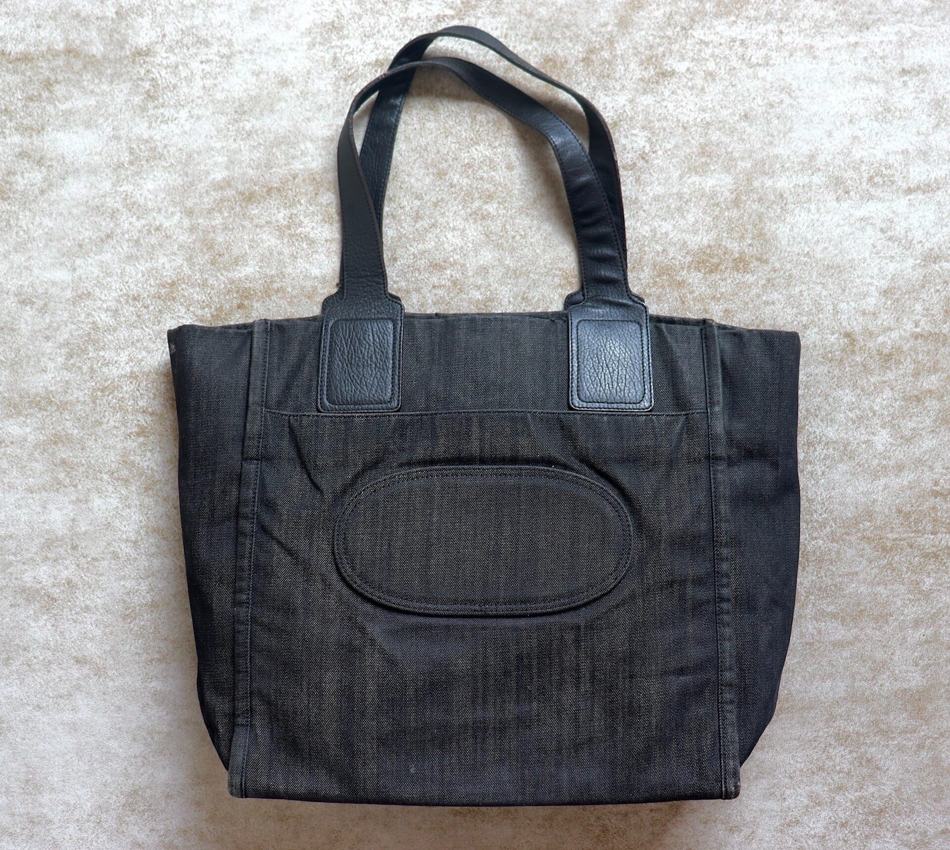 Maison Margiela Large Denim Tote Bag — detail