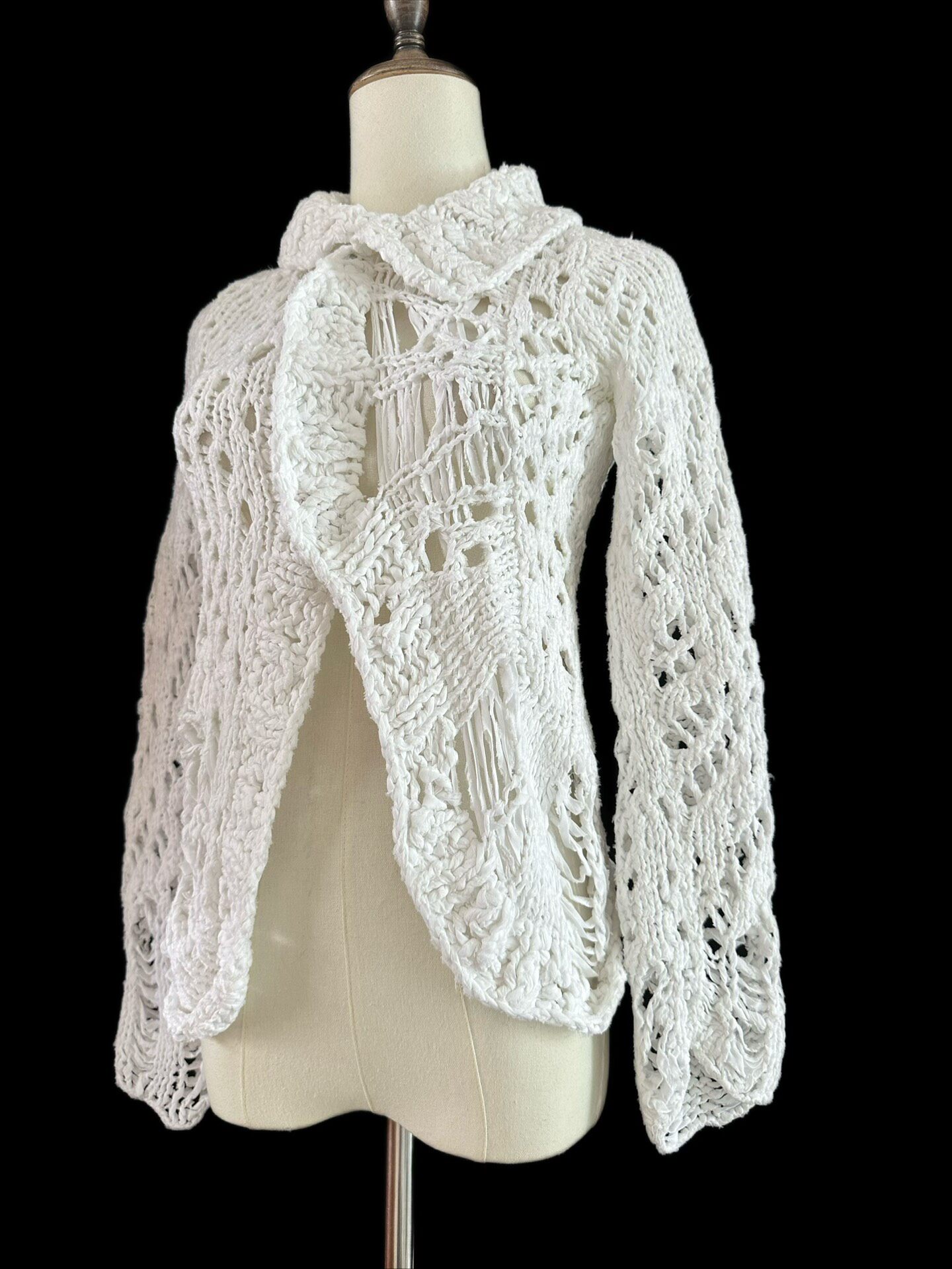 Junya Watanabe Crocheted Outerwear — detail