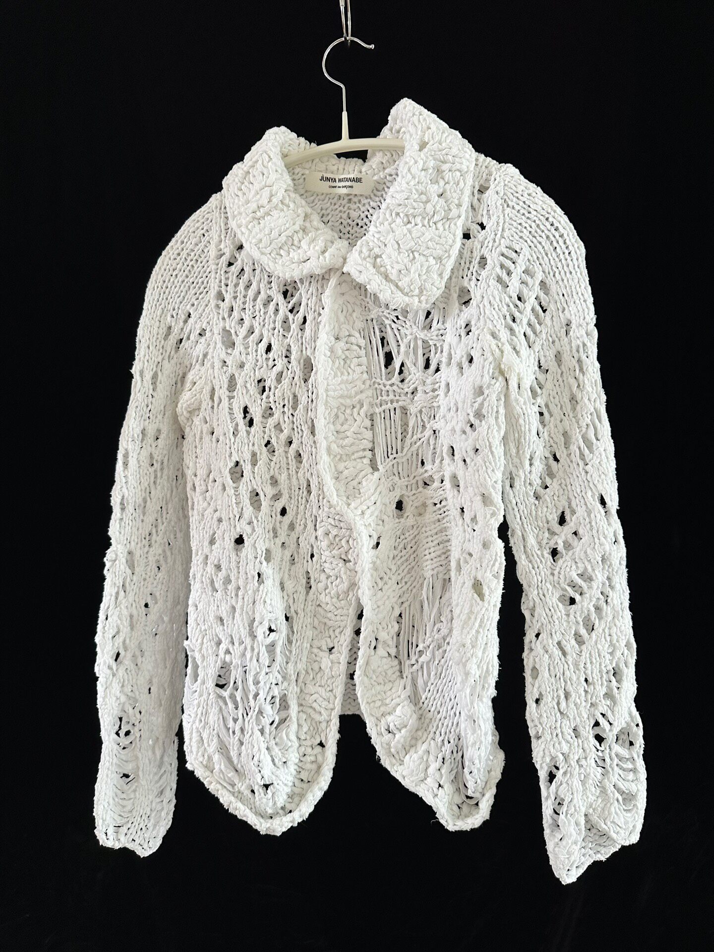 Junya Watanabe Crocheted Outerwear — back