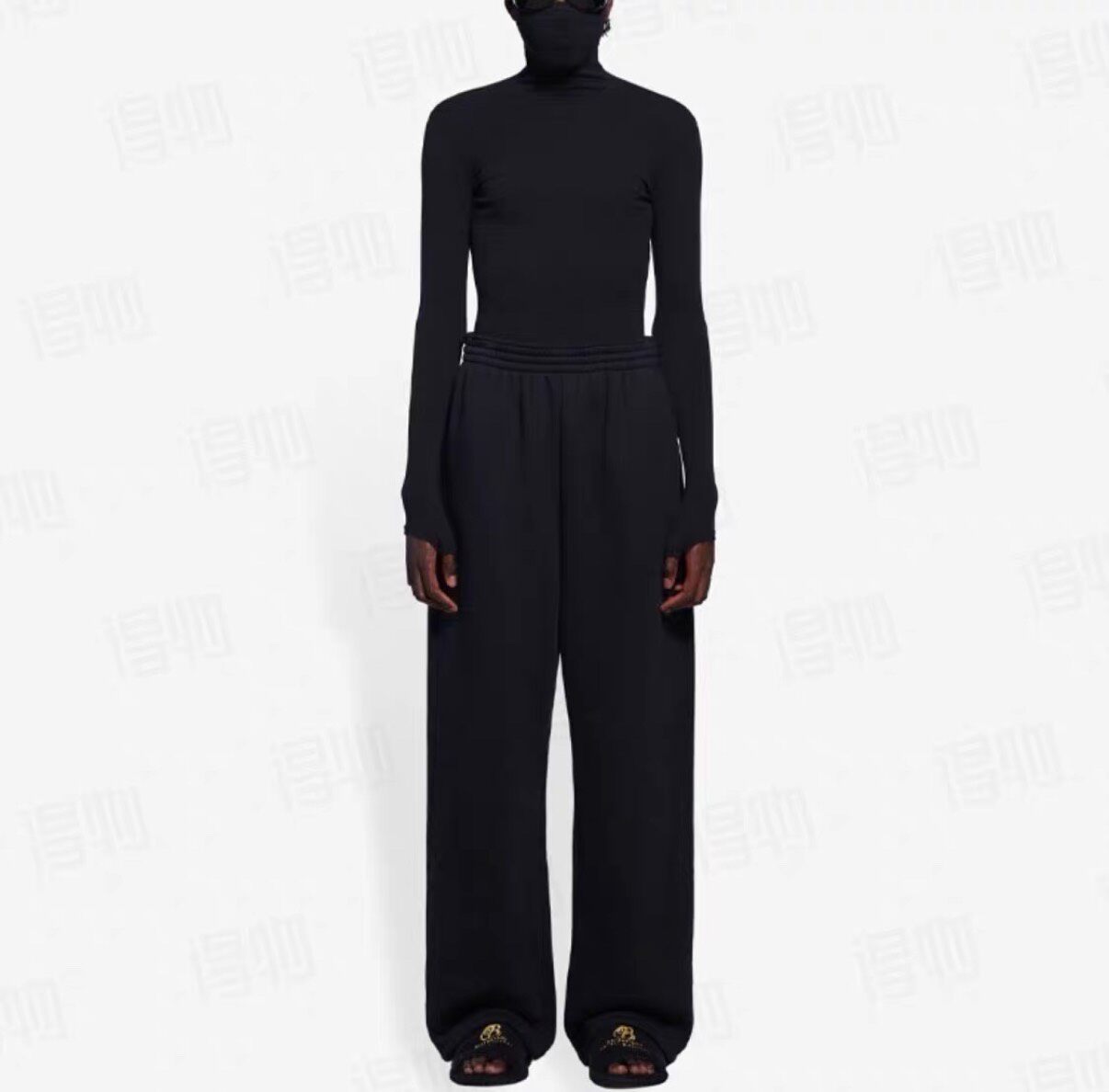Balenciaga 20AW Masked Knight Top — back