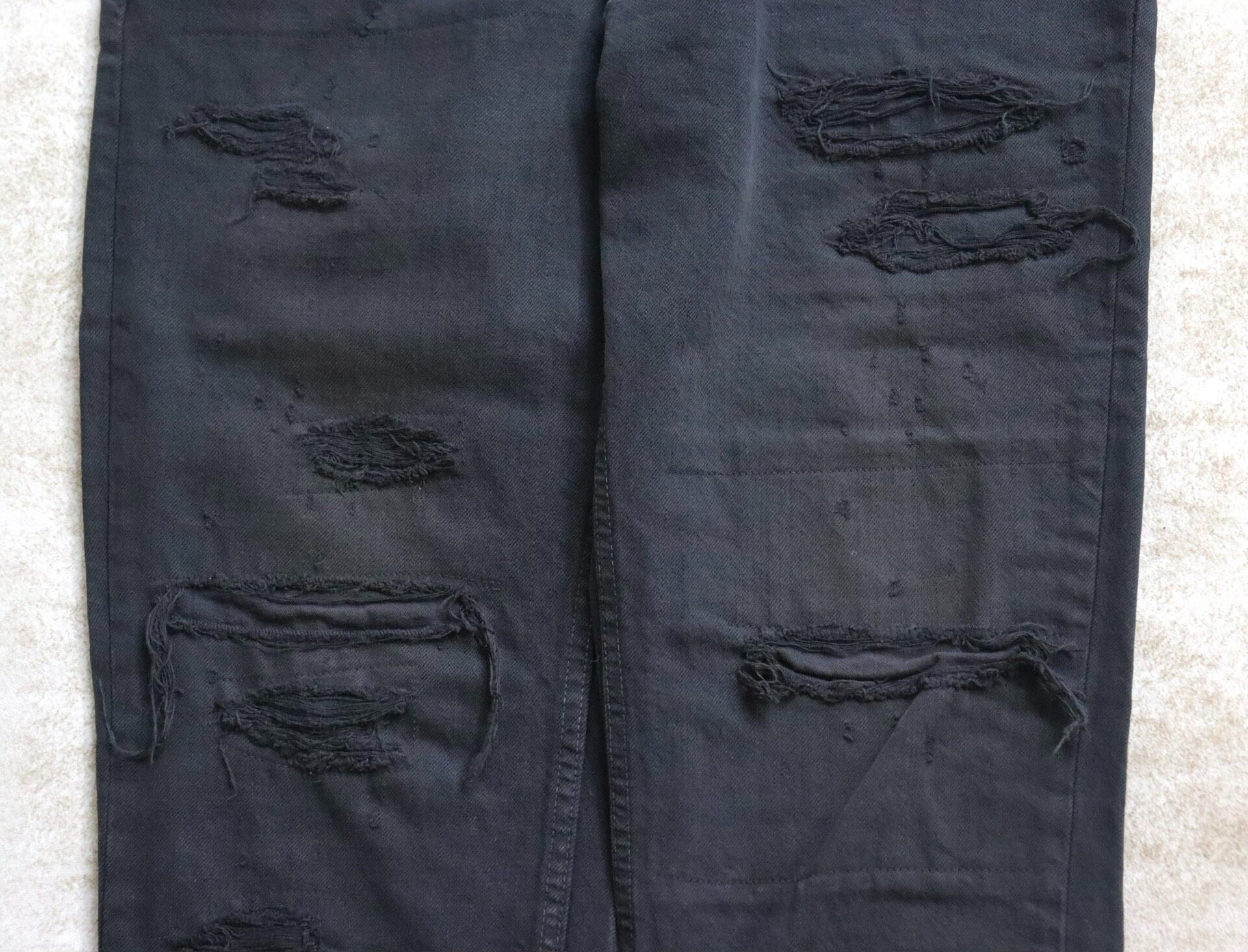Visvim ICT Social Sculpture 03 Black Denim — label
