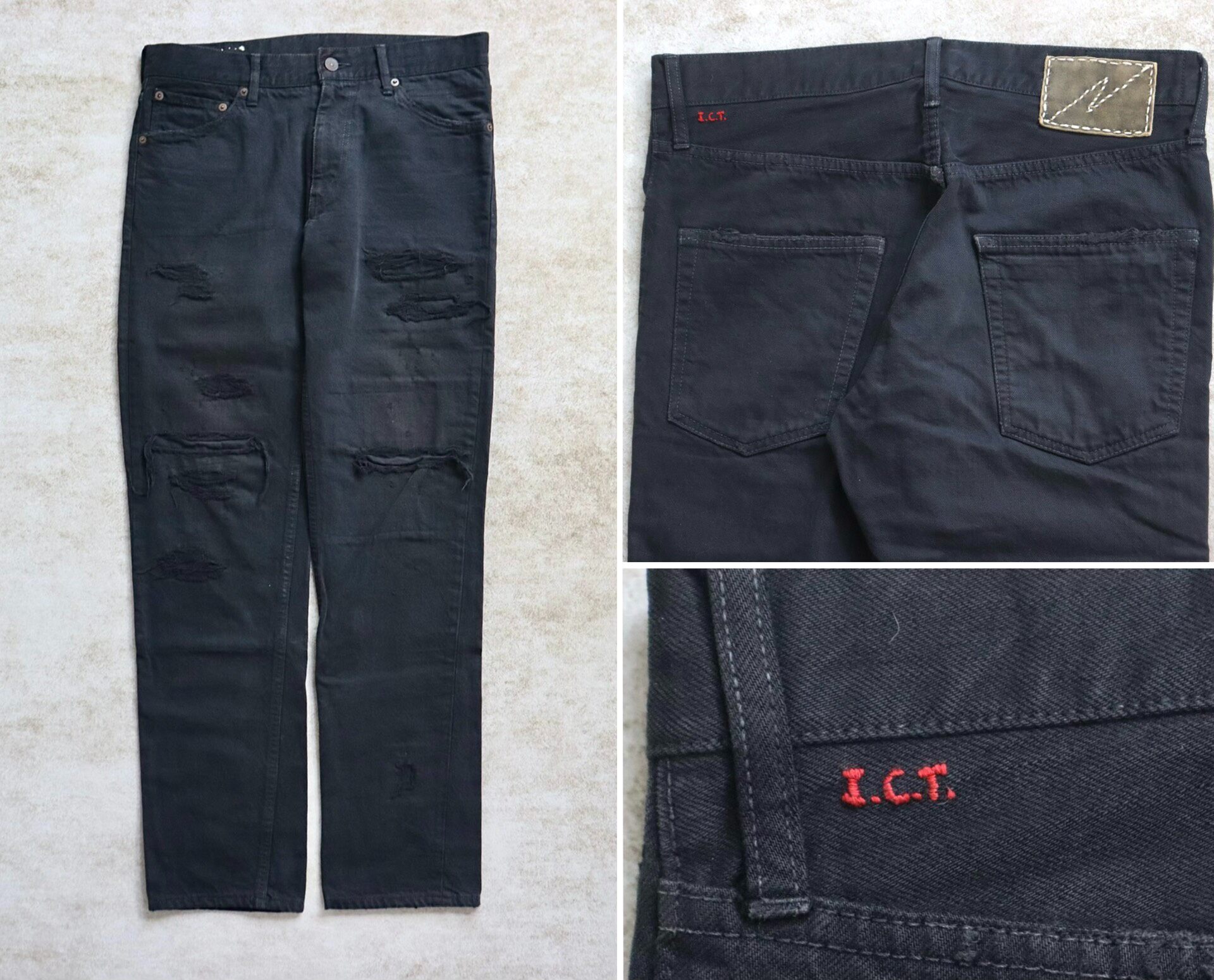 Visvim ICT Social Sculpture 03 Black Denim
