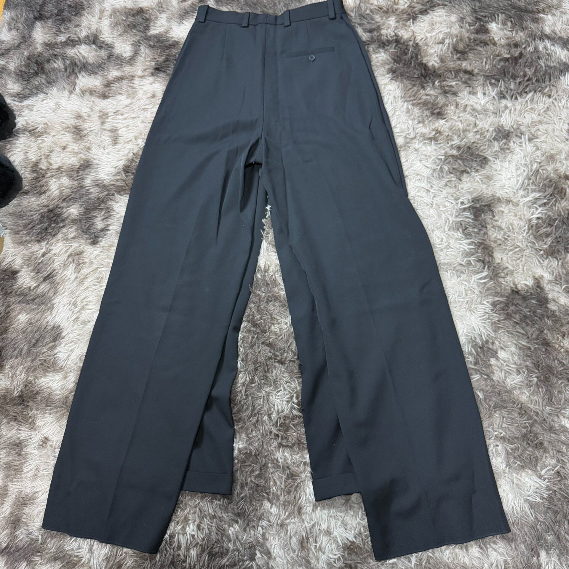 Balenciaga 23FW Double Waist Hybrid Pants — front