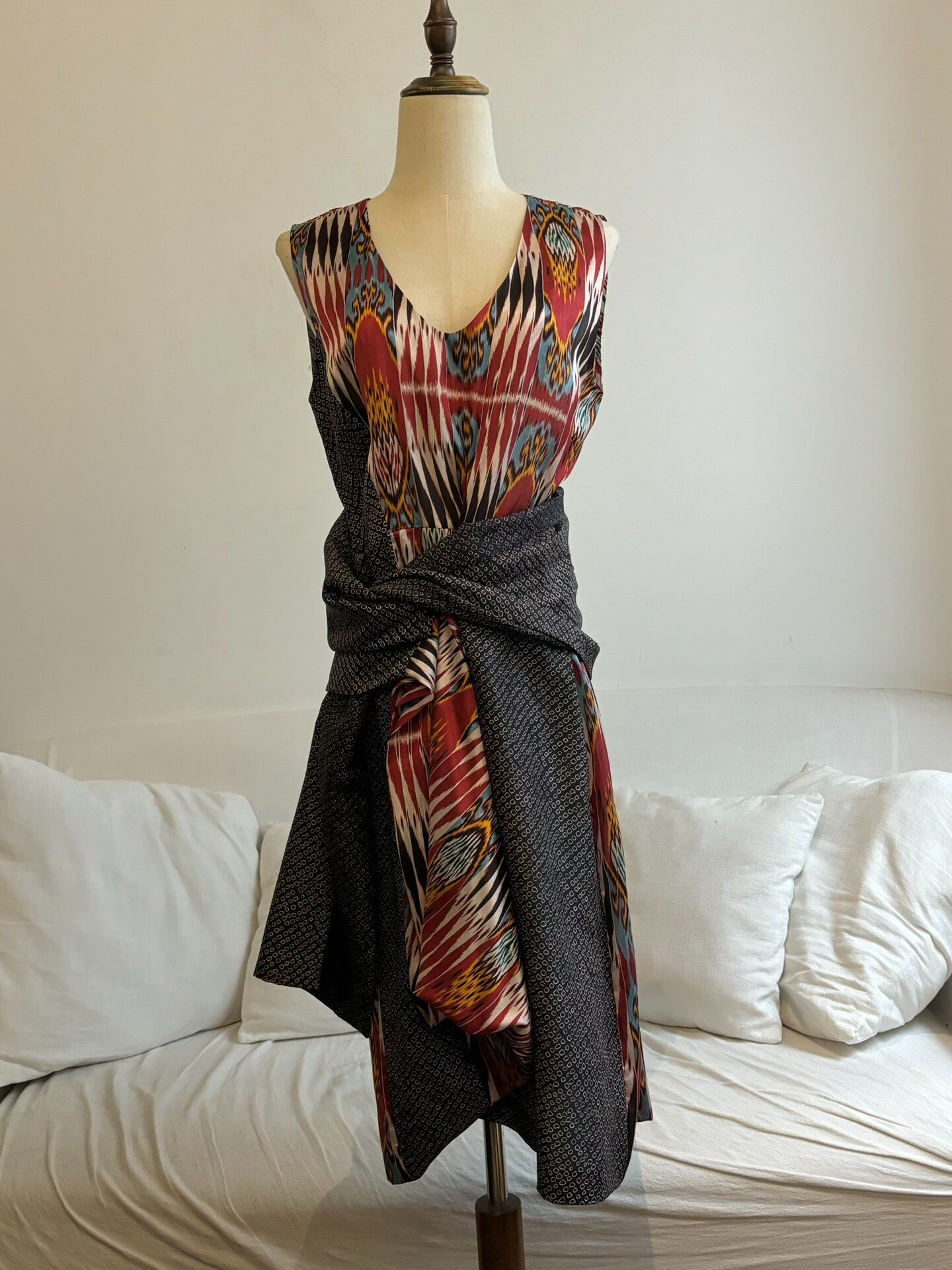 Dries Van Noten 2010 Psychedelic Dress — front