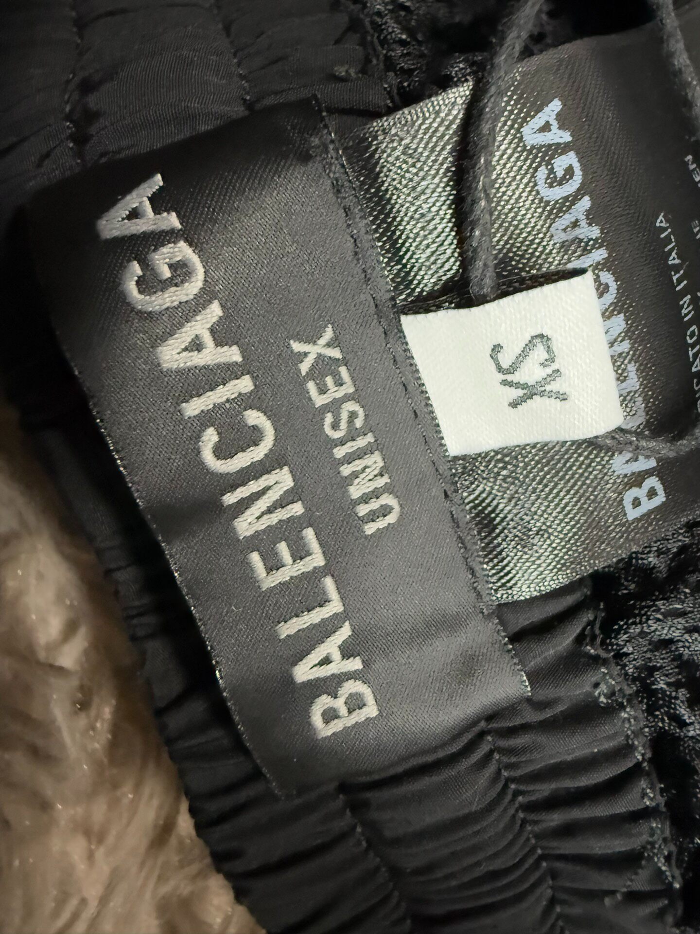 Balenciaga Baggy Wide-leg Pants — detail