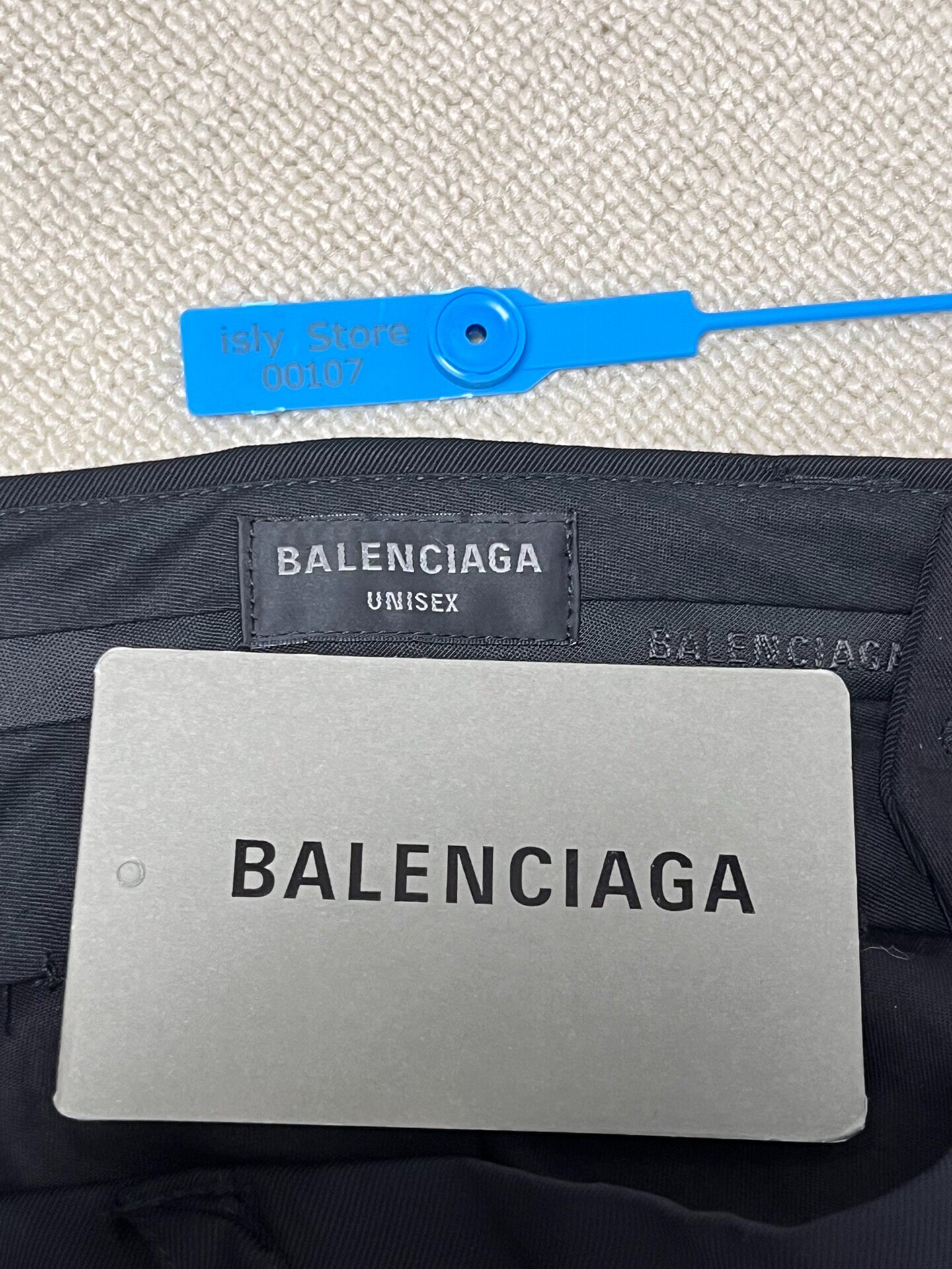 Balenciaga Men's Loose Shirt-Panel Pants — back