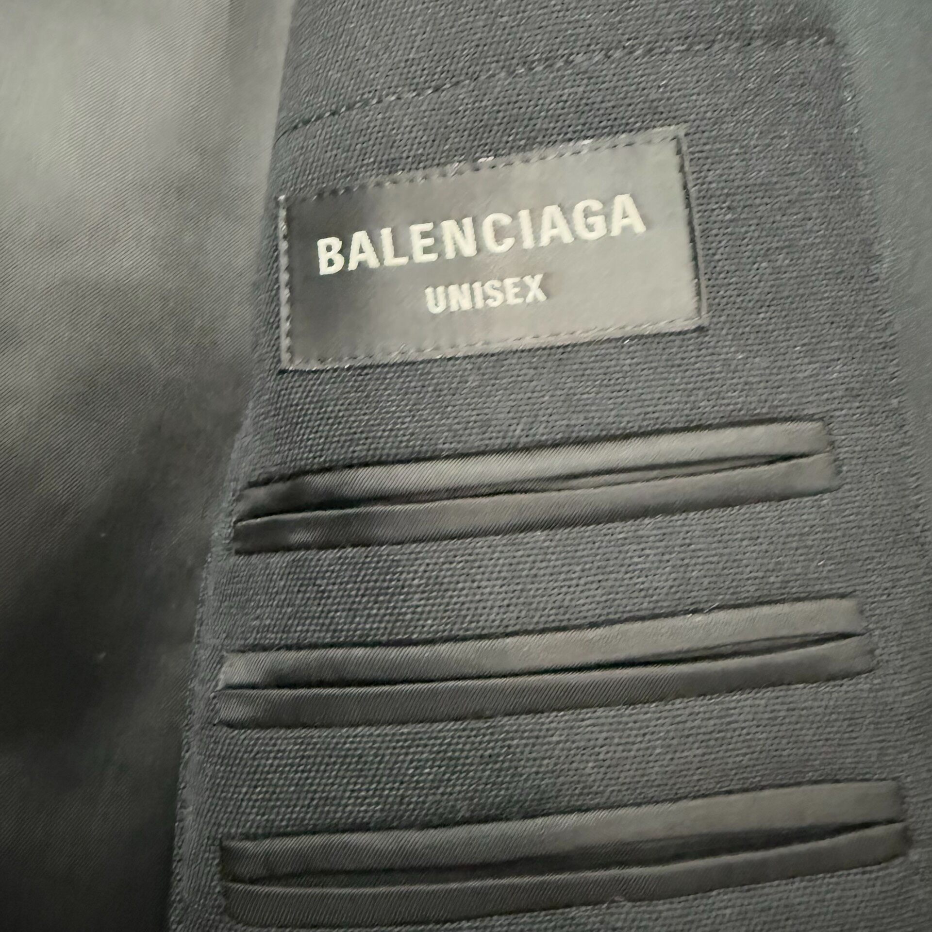 Balenciaga 24ss Double-Breasted Blazer — back