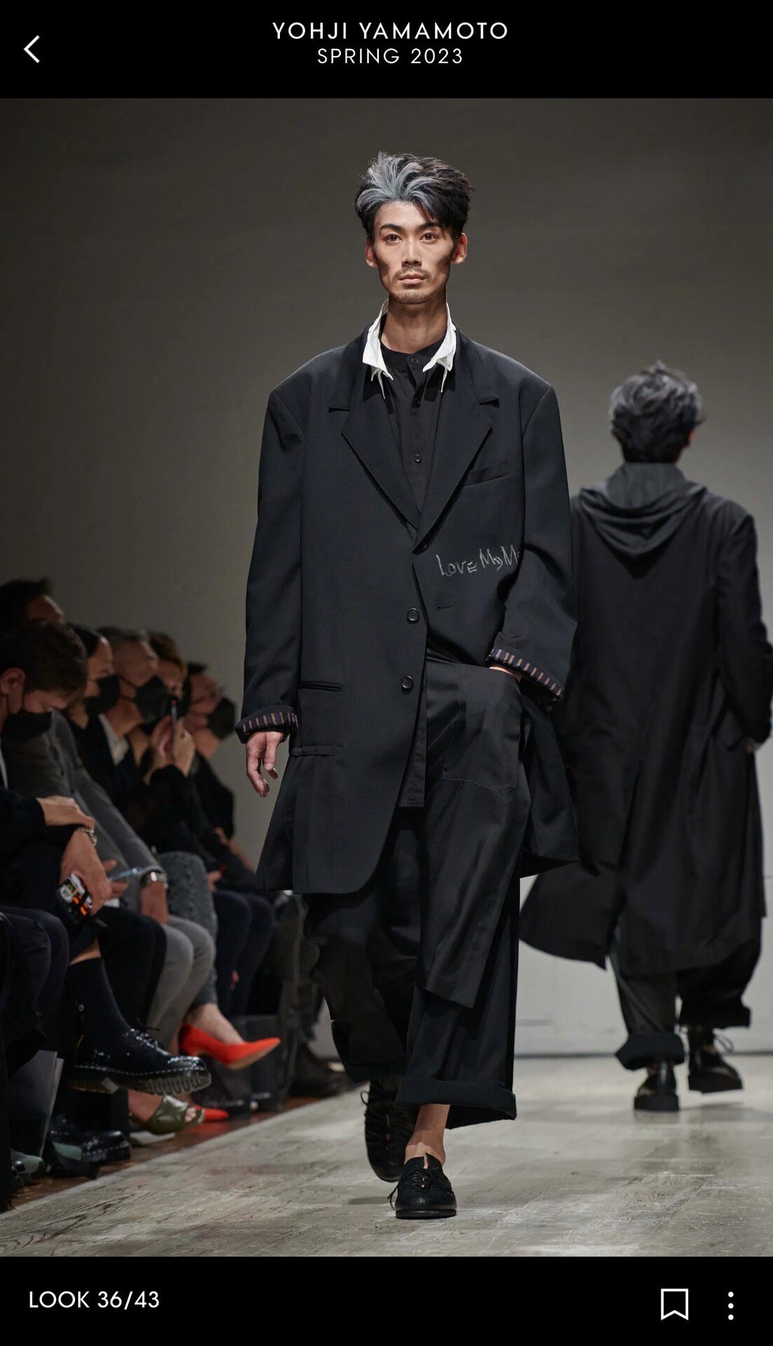 Yohji Yamamoto 23SS Oversize Coat — front