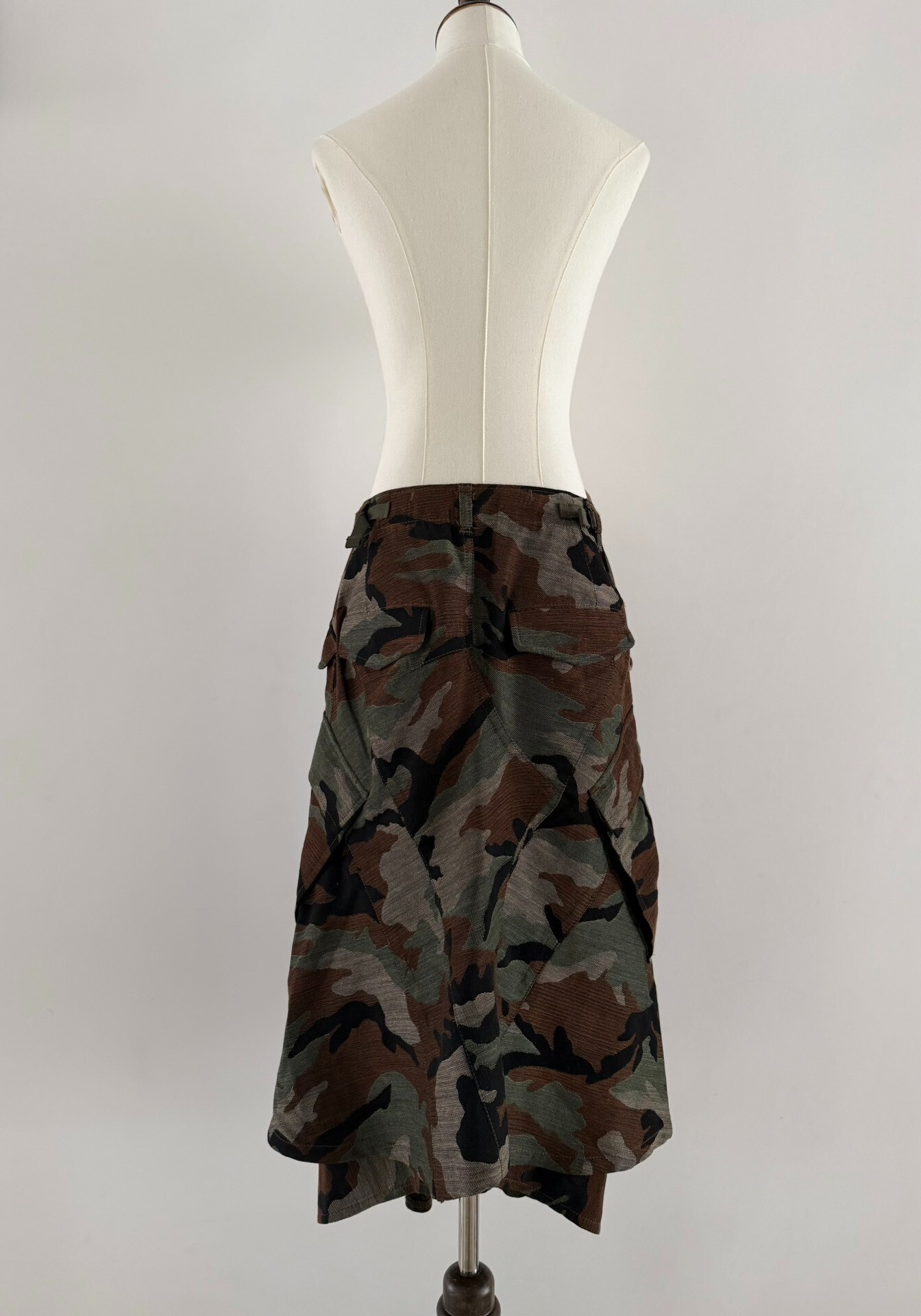 Junya Watanabe 10AW Camo Cargo Skirt — detail