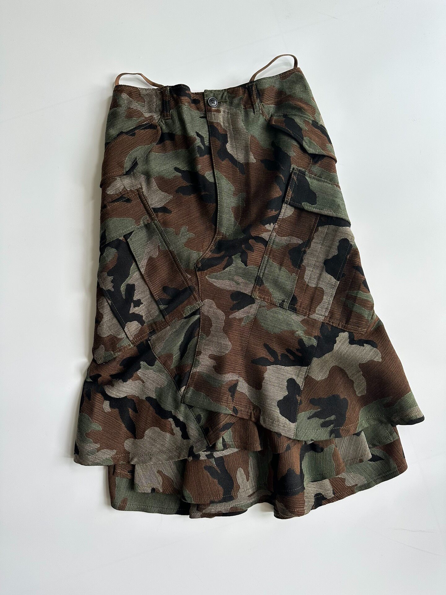 Junya Watanabe 10AW Camo Cargo Skirt — back