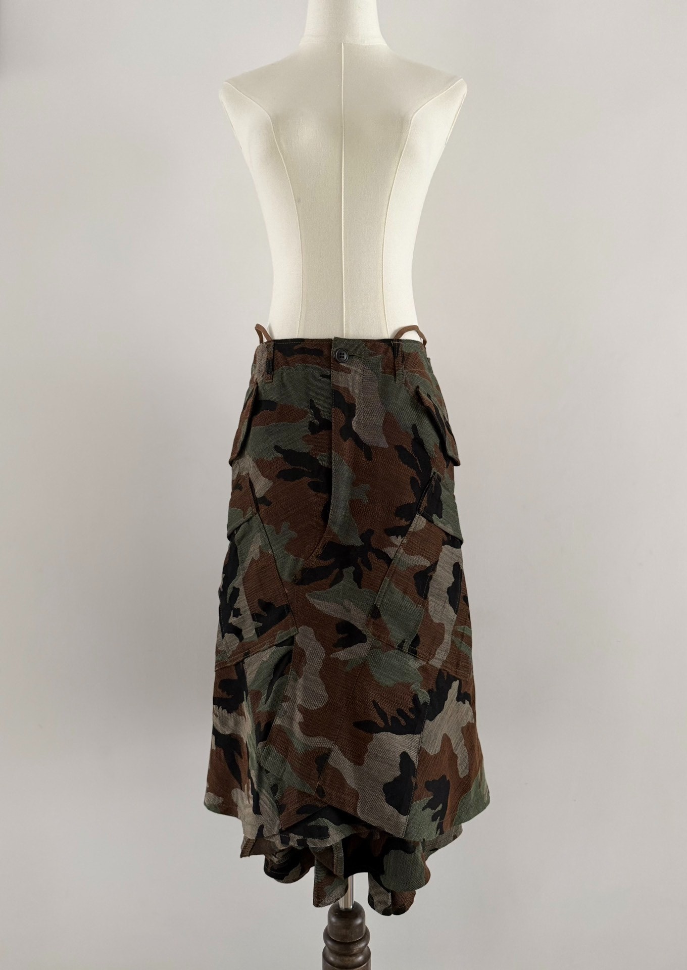 Junya Watanabe 10AW Camo Cargo Skirt — front