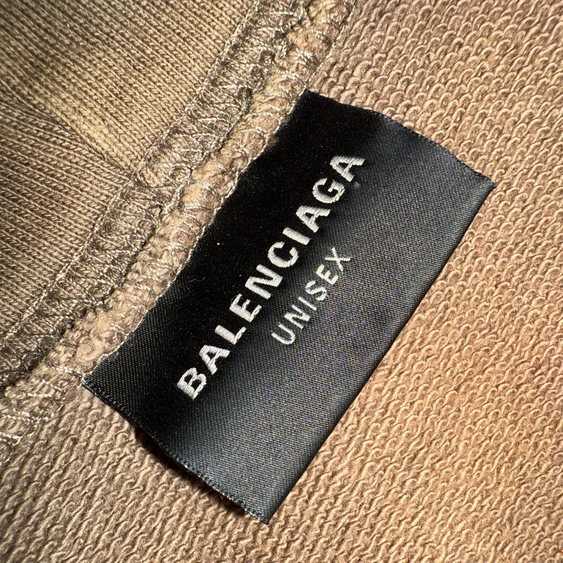 Balenciaga Distressed Lightning Hoodie — detail