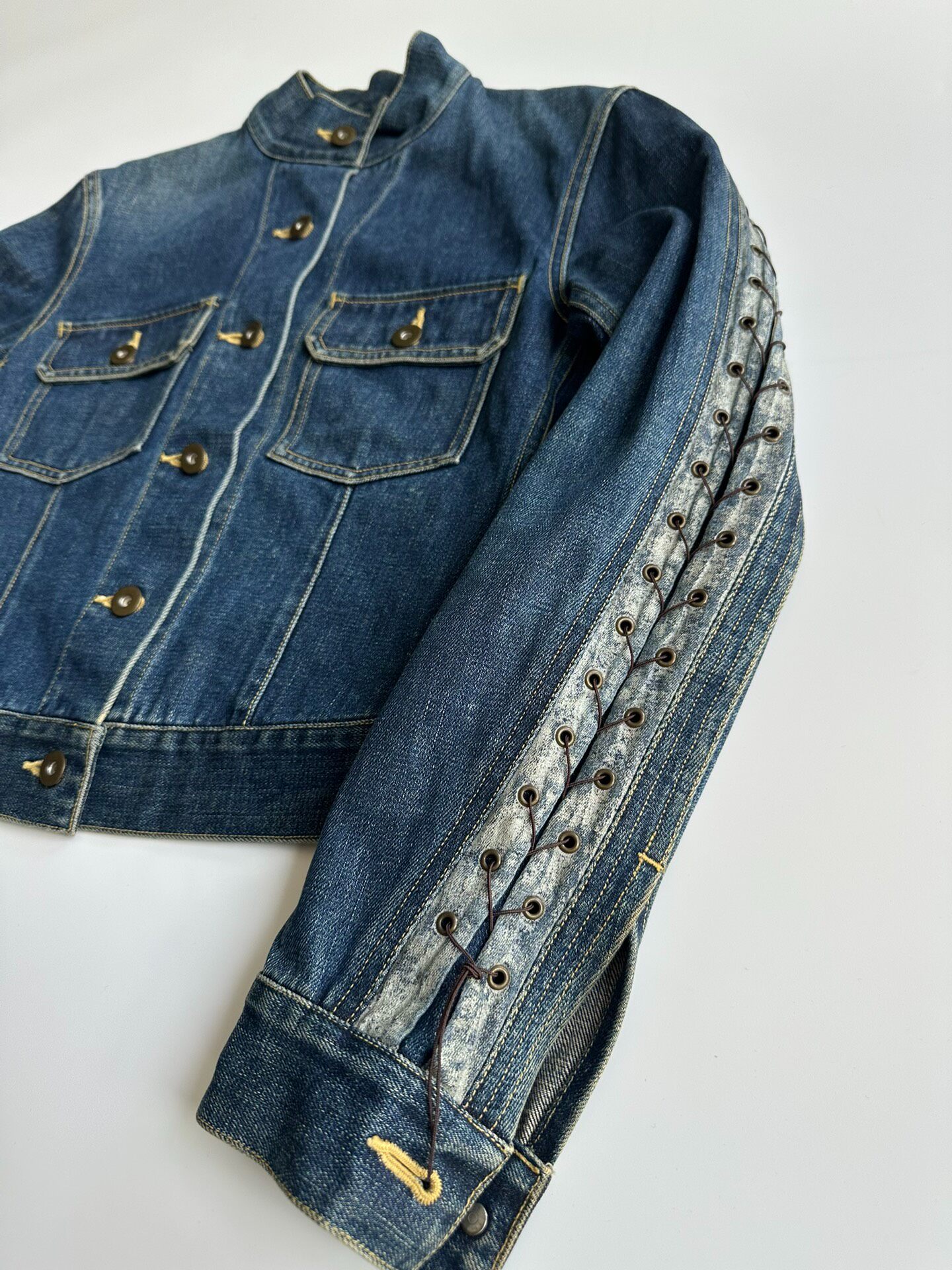 Issey Miyake 2005SS Denim Jacket — detail