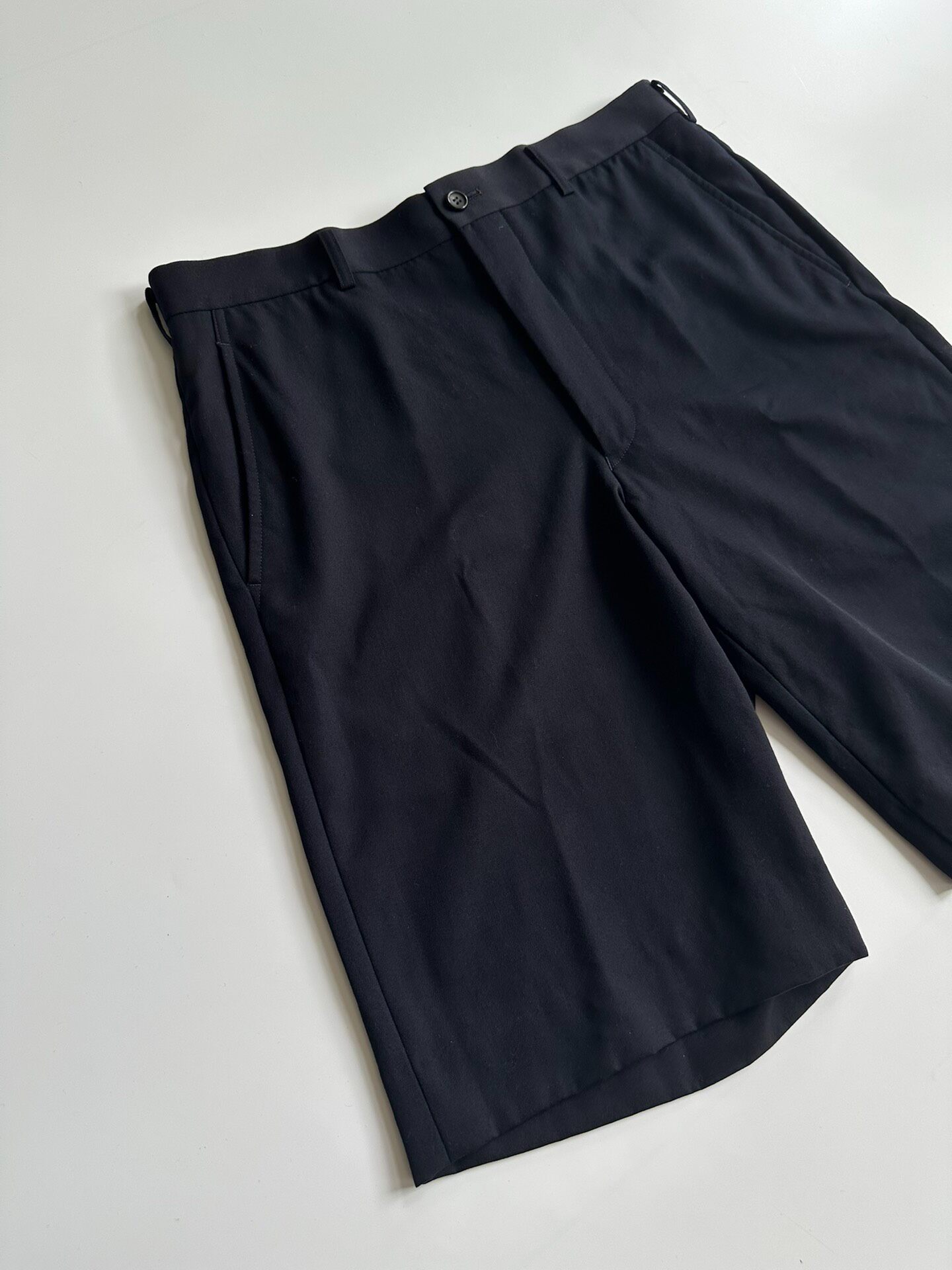 Comme des Garcons Homme Plus Wool Shorts — front