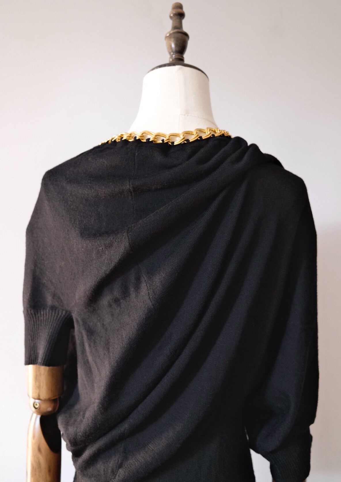 Junya Watanabe Wool Chain Mid-sleeve Top — label