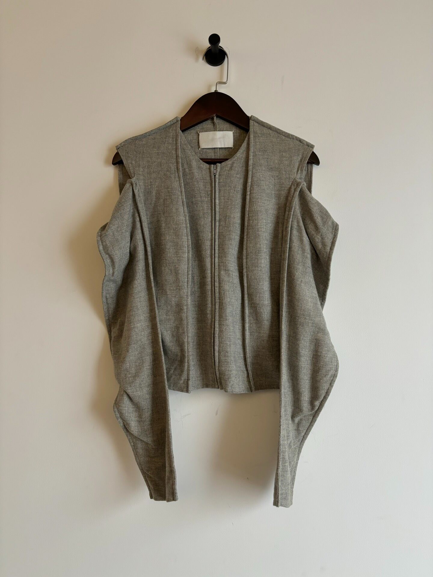Maison Martin Margiela SS1998 Cropped Wool Jacket — back