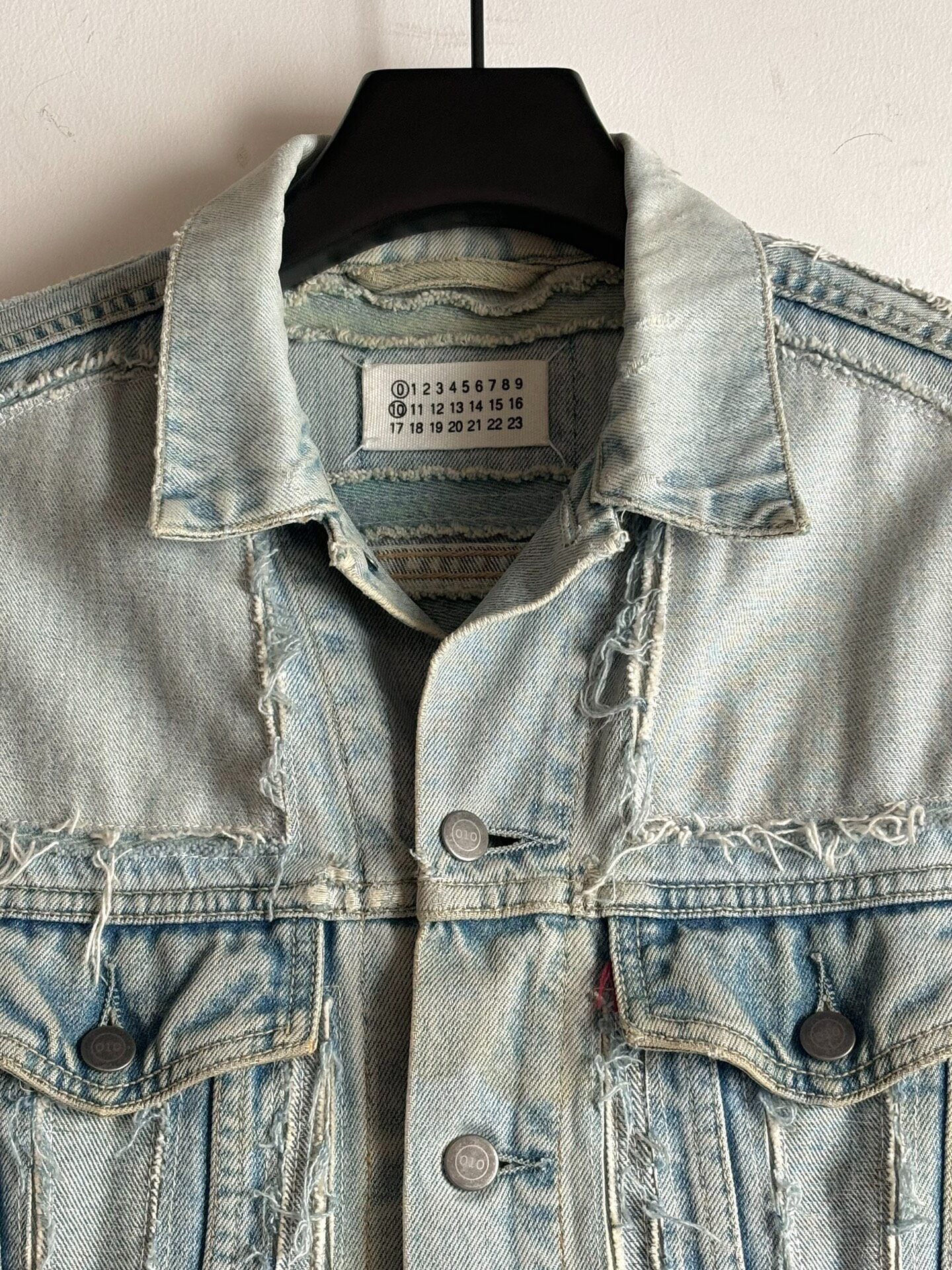 Maison Martin Margiela Reversed Denim Vest — back