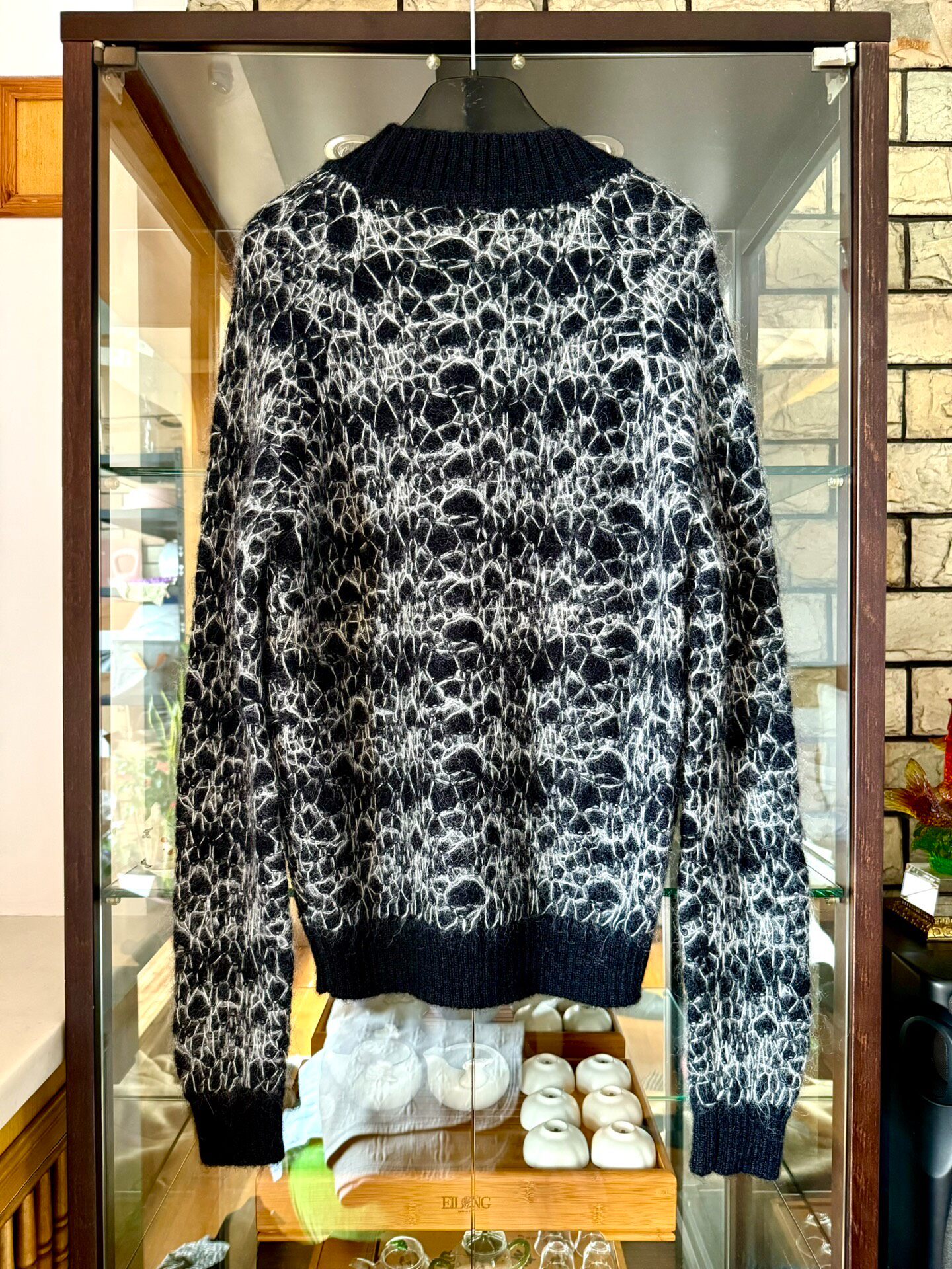 Saint Laurent 20FW Runway Mohair Sweater — back