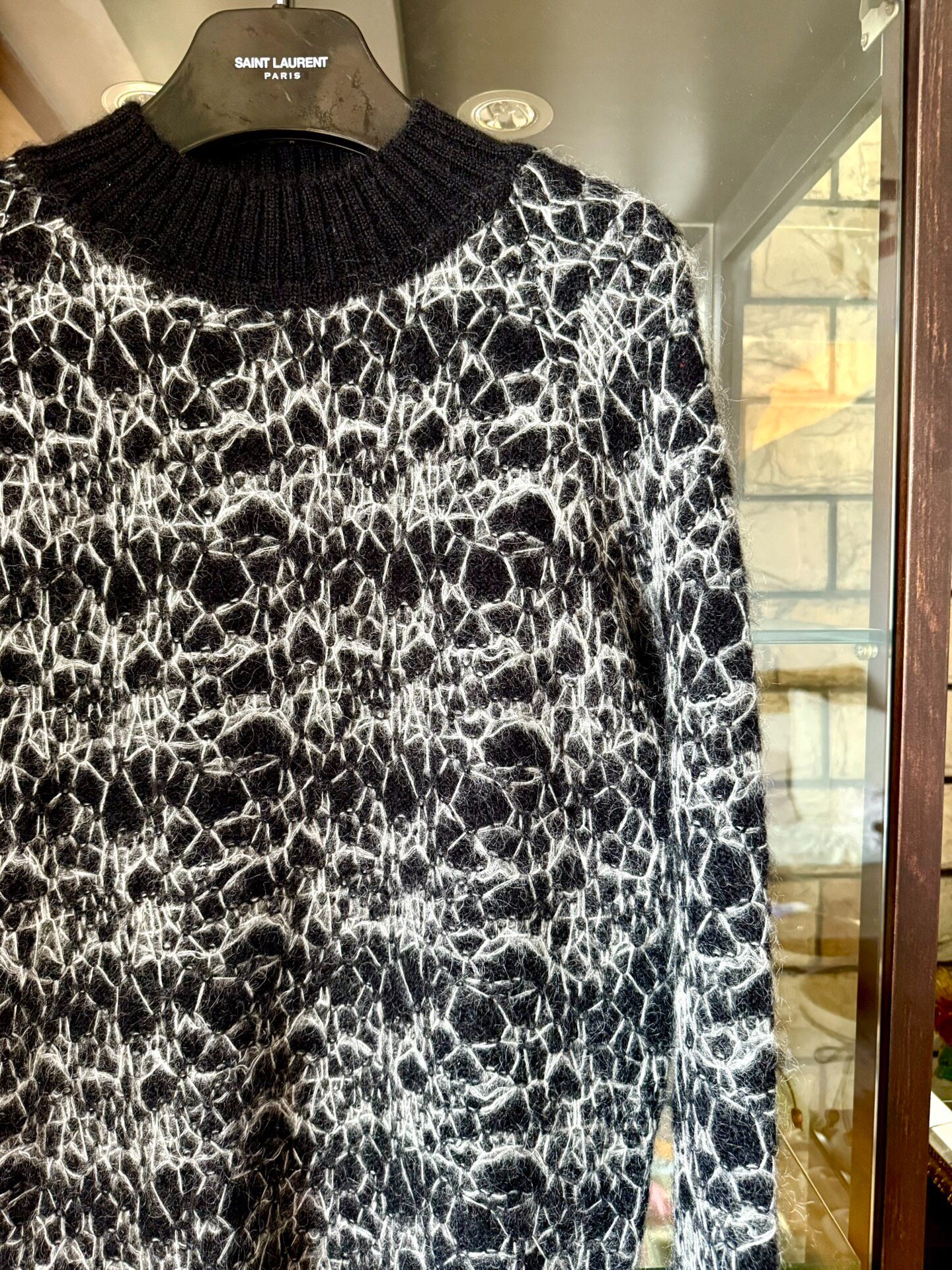 Saint Laurent 20FW Runway Mohair Sweater — front