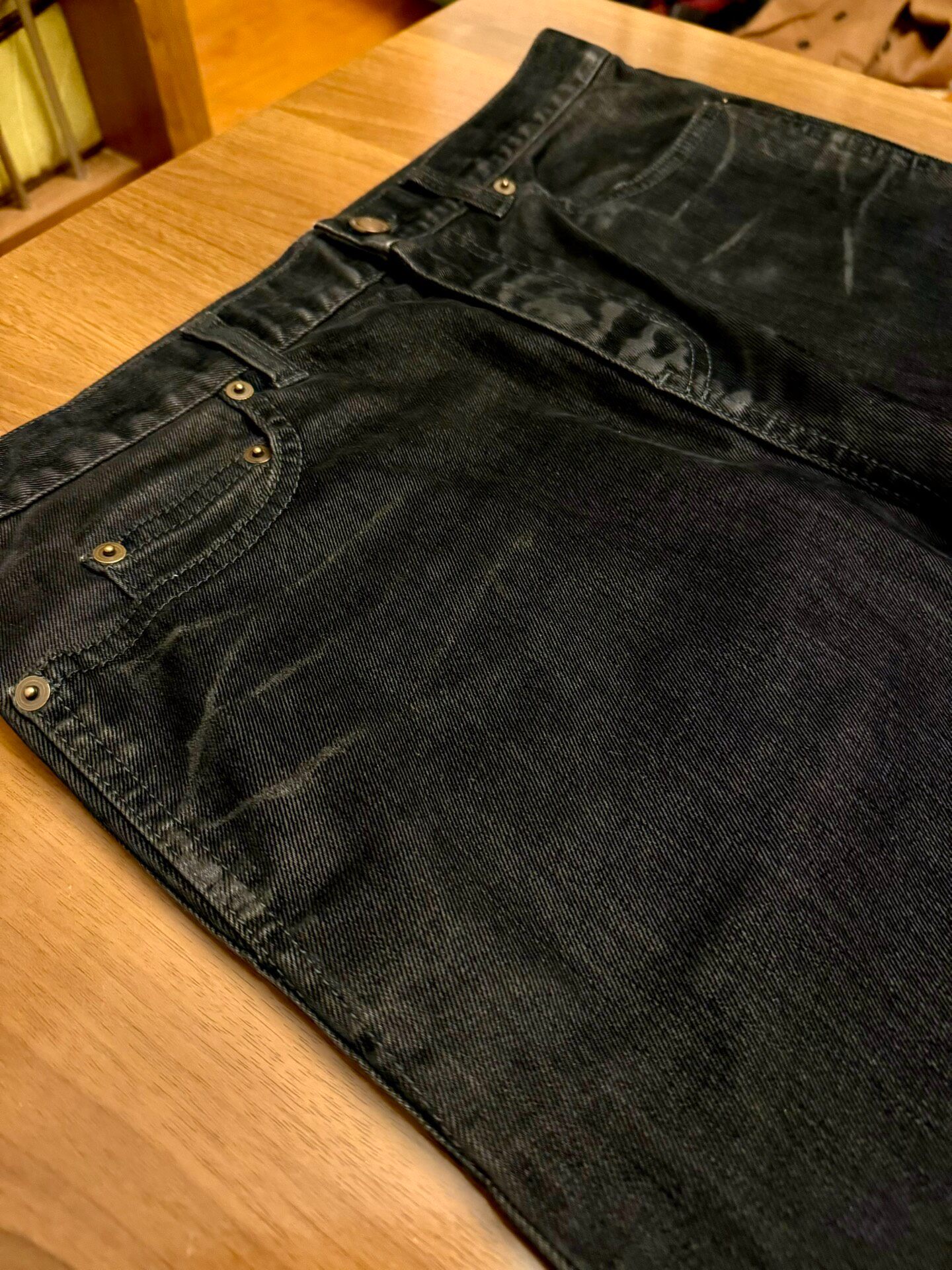 Saint Laurent 22SS Black Jeans — detail
