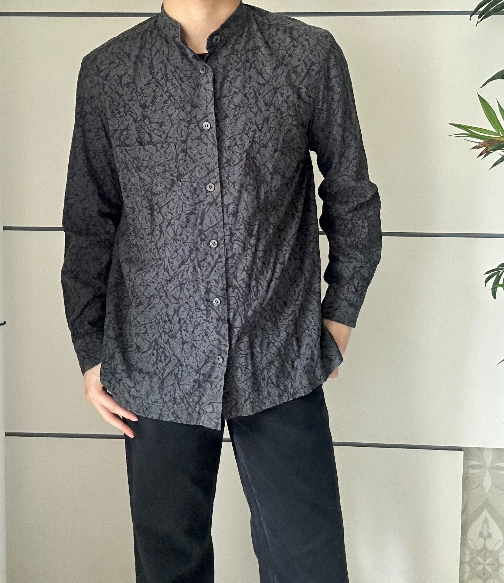 Issey Miyake Men Splash Shirt — label