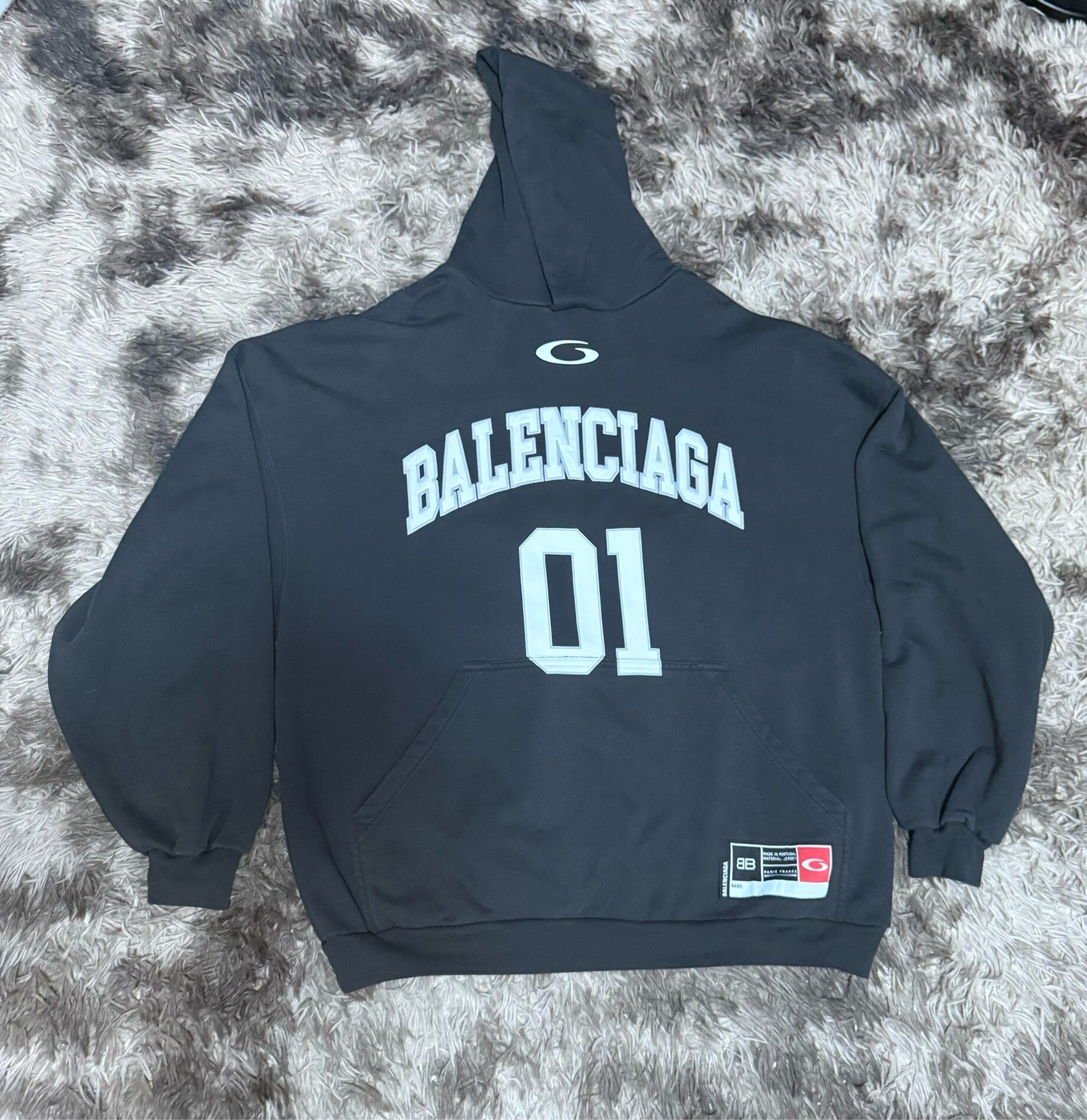 Balenciaga 25SS Loop Logo Hoodie