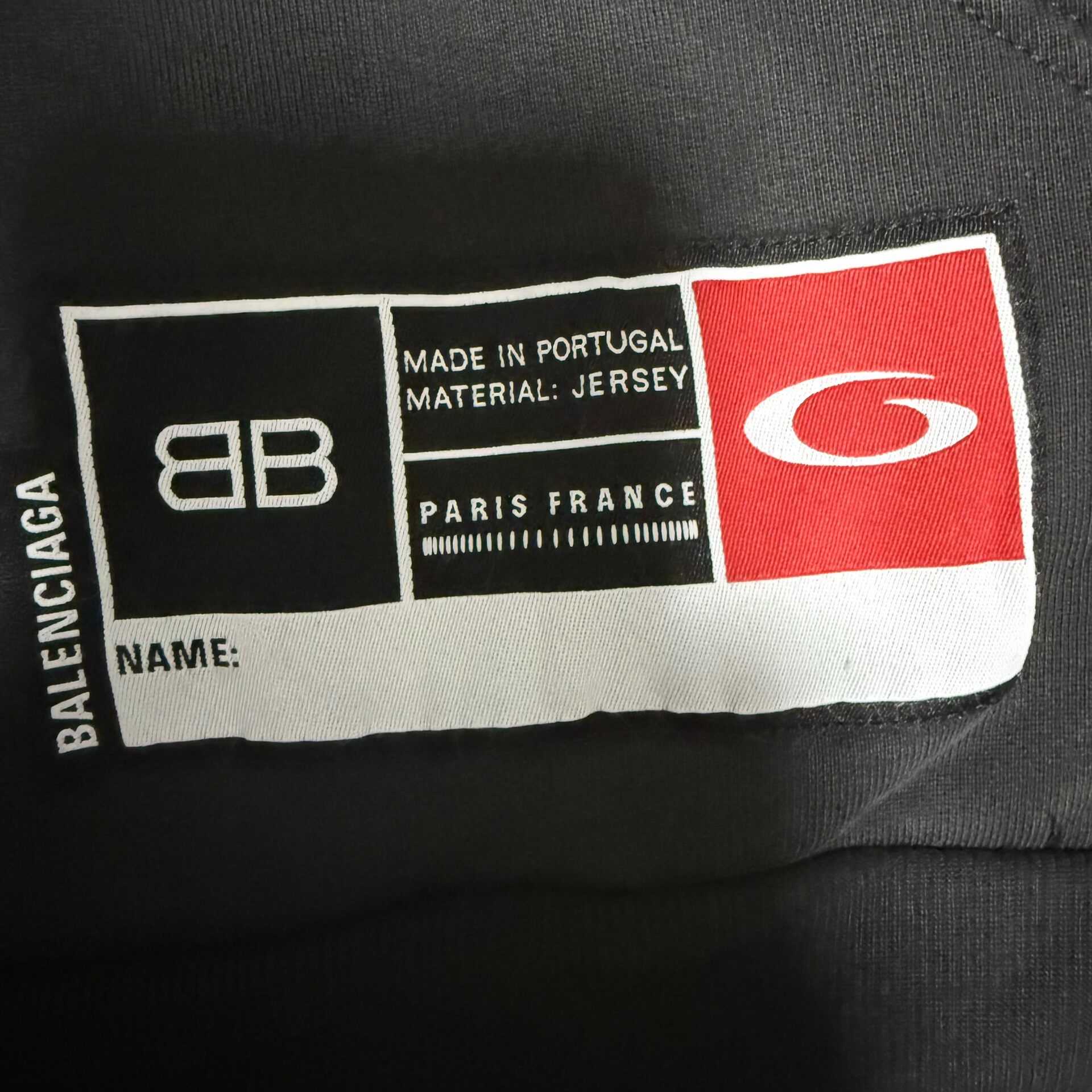 Balenciaga 25SS Loop Logo Hoodie — detail
