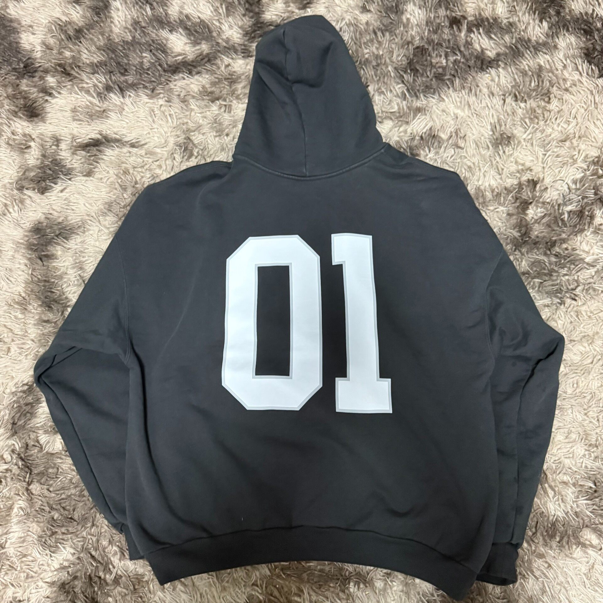 Balenciaga 25SS Loop Logo Hoodie — back