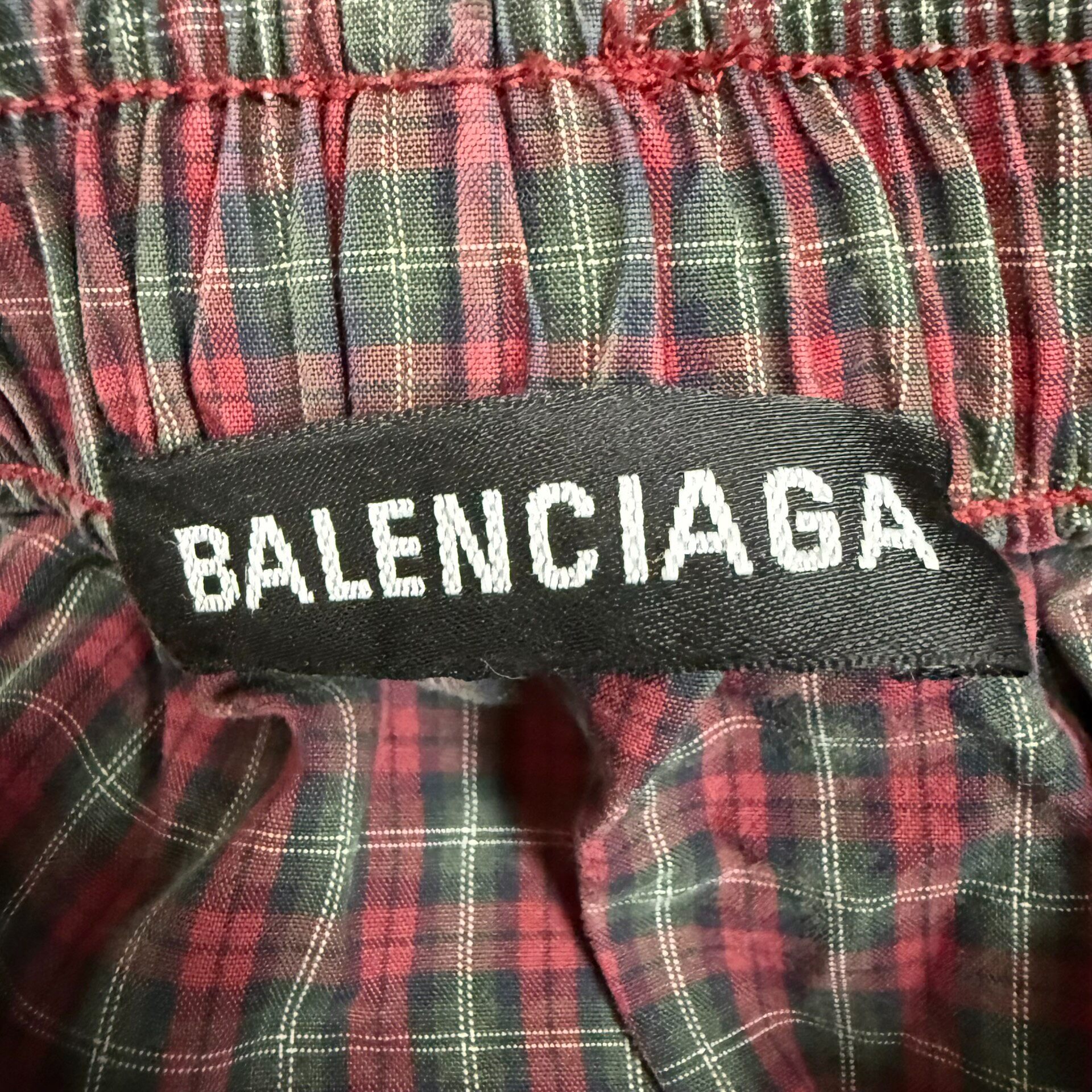 Balenciaga Double Waist Wide Leg Sweatpants — back