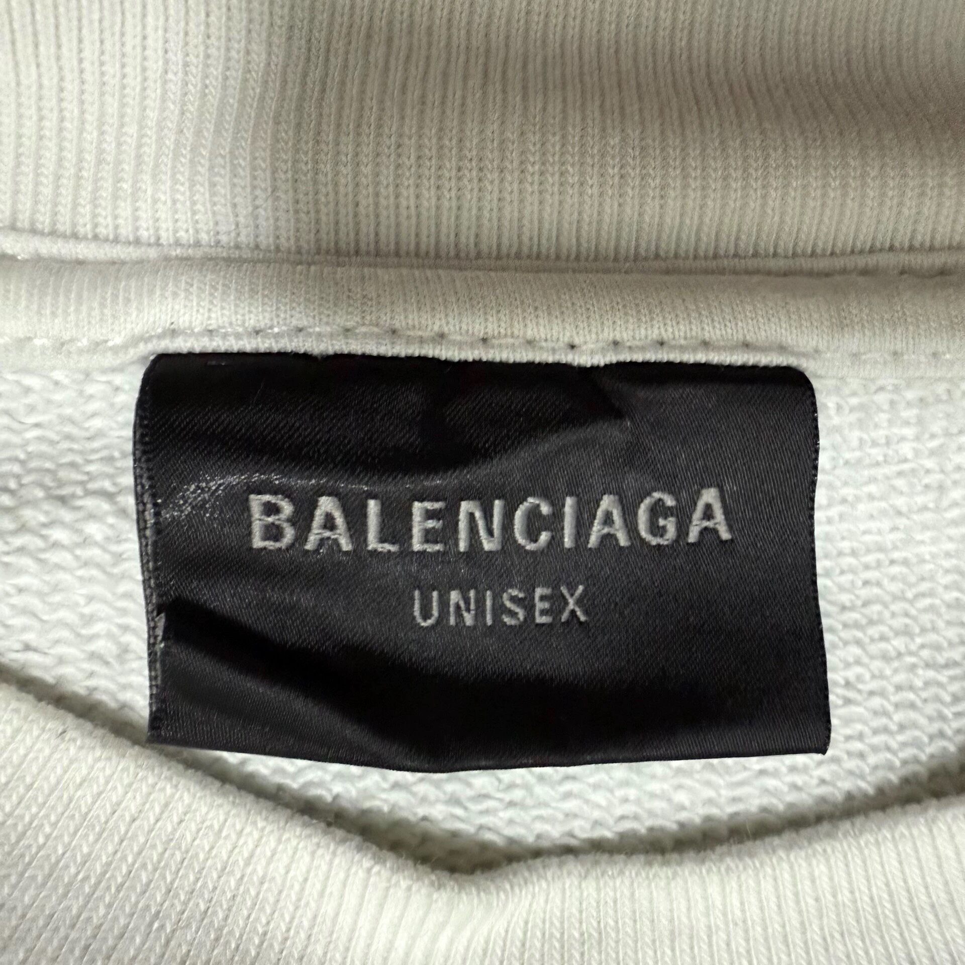 Balenciaga 24SS Paris Graphic Sweatshirt — detail