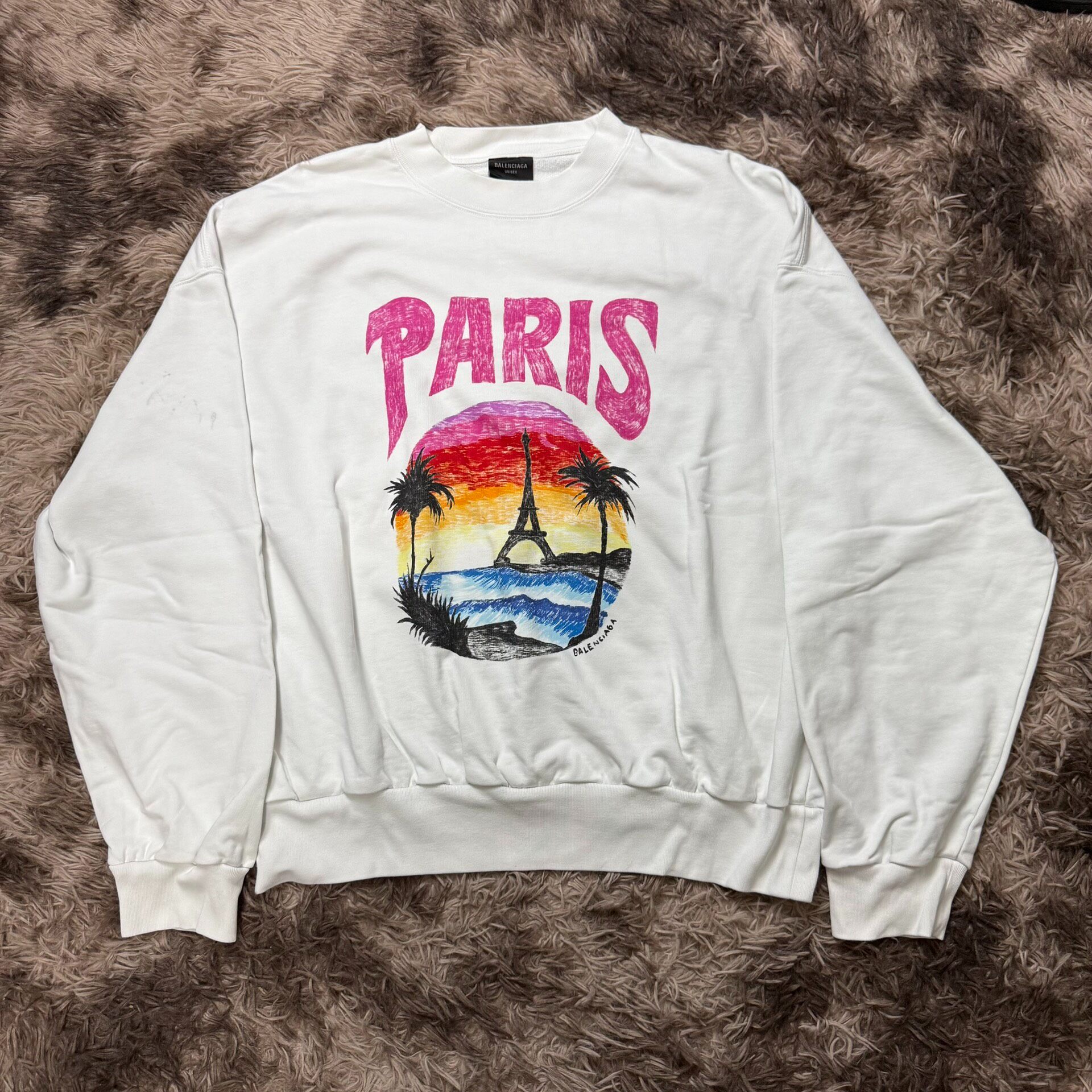 Balenciaga 24SS Paris Graphic Sweatshirt