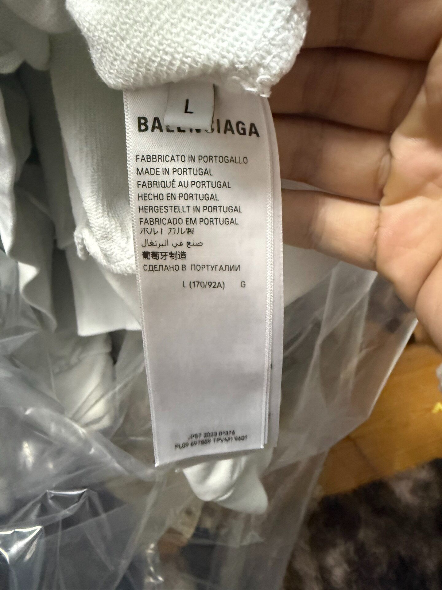 Balenciaga 24SS Paris Graphic Sweatshirt — back