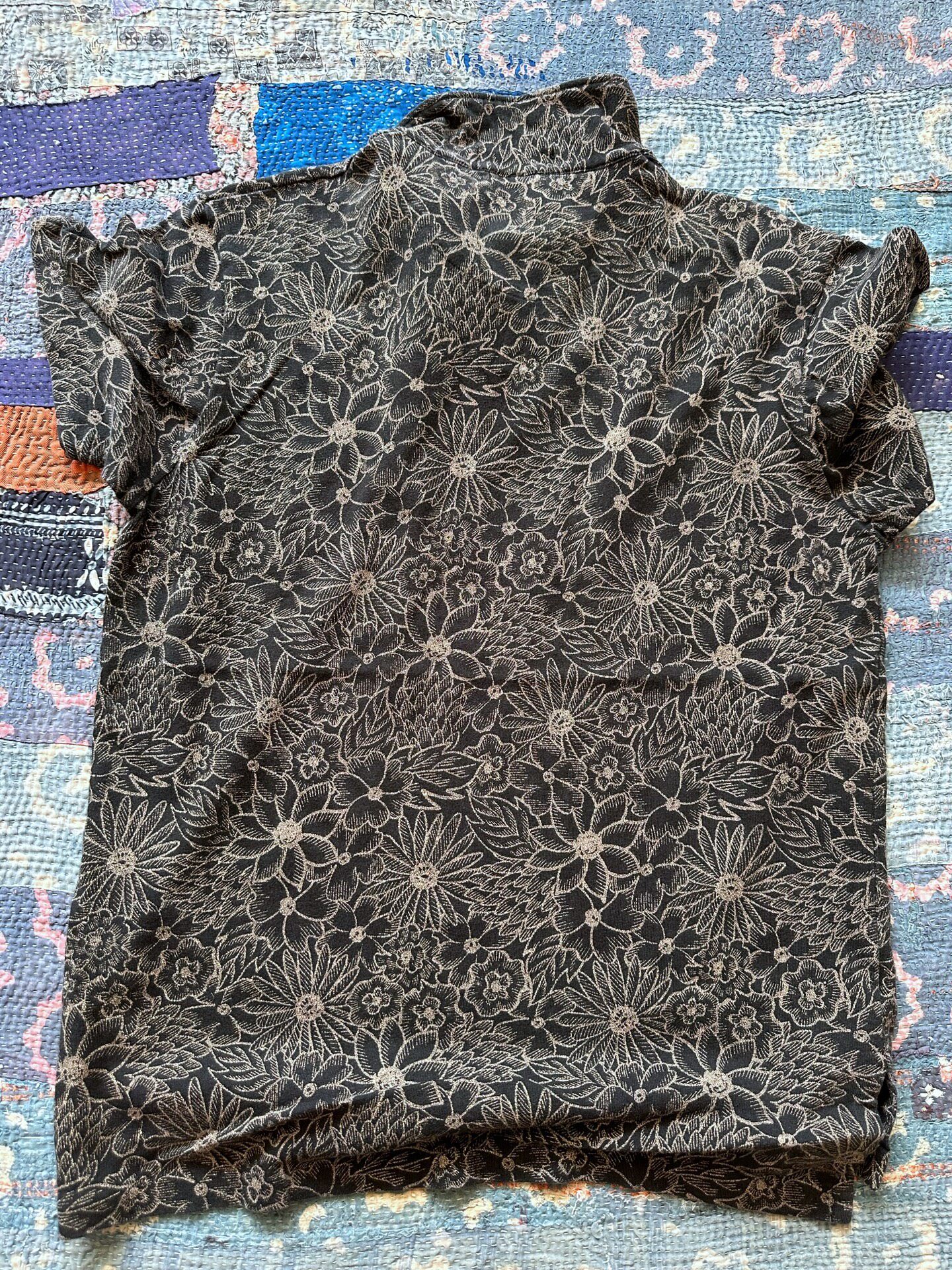Polo Ralph Lauren Buttonless Floral Polo Shirt — front