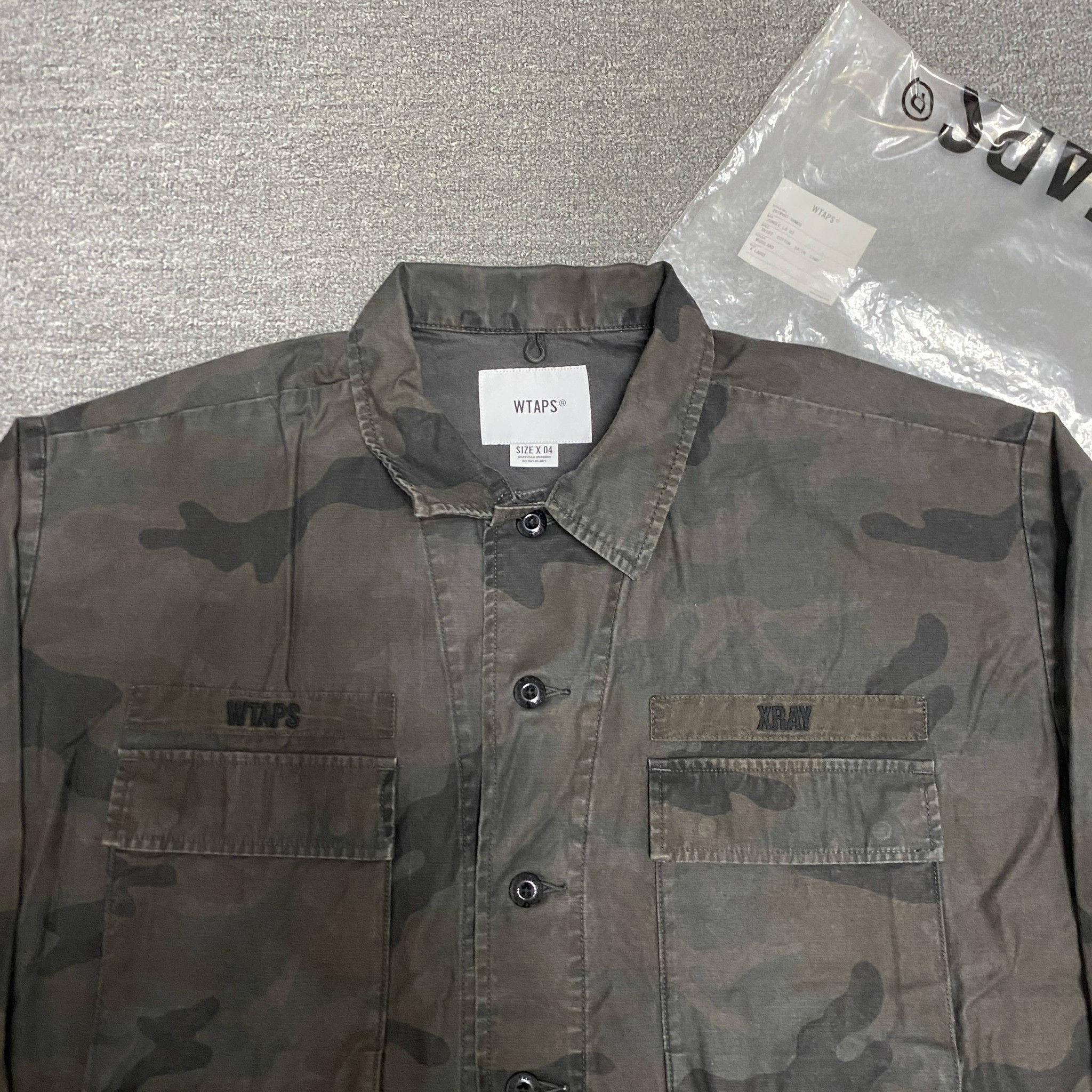 WTAPS 20SS Jungle Camo Four-Pocket Jacket — back