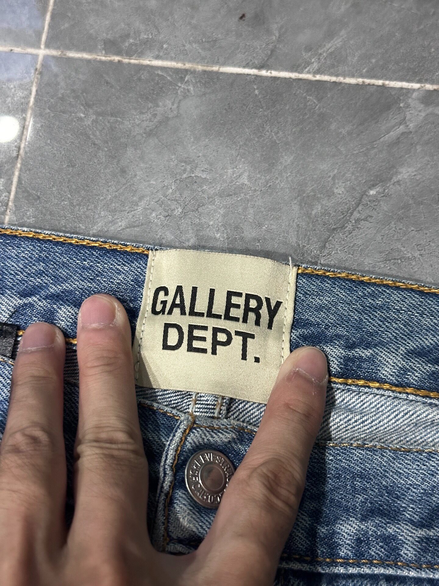Gallery Dept Flared Denim Jeans — detail