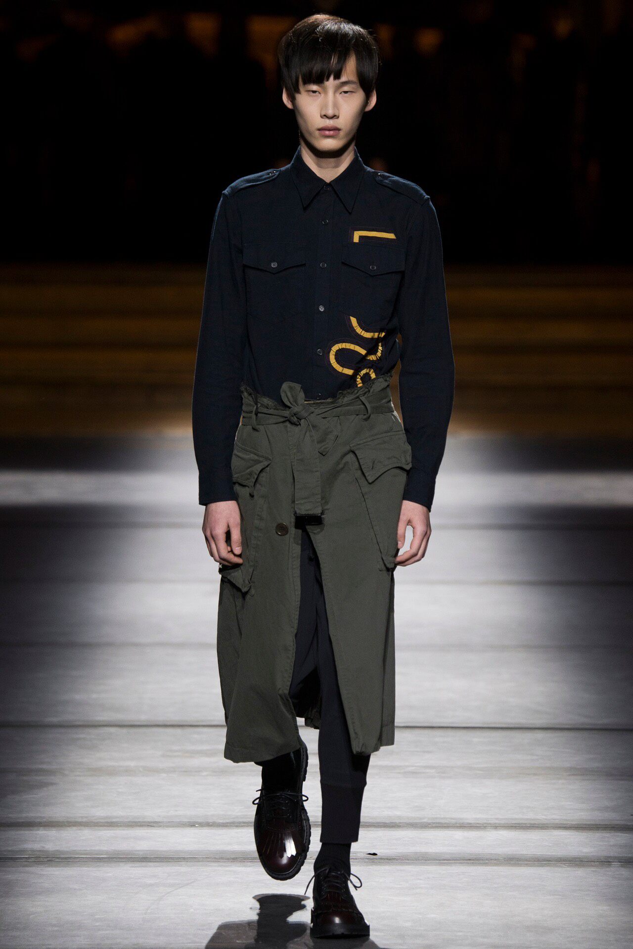 Dries Van Noten 16AW Cargo Skirt-Pants