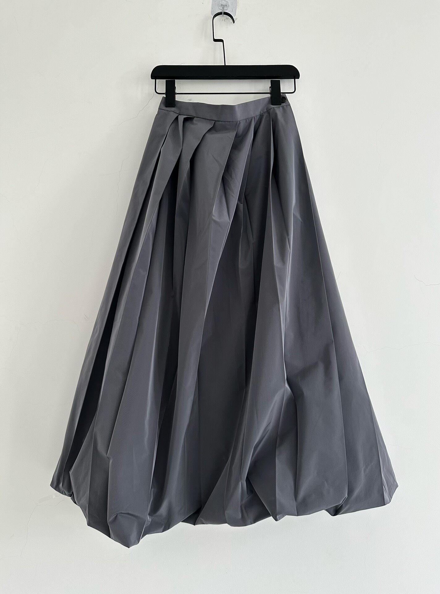 Comme des Garçons 1998 Tricot Silver Balloon Skirt