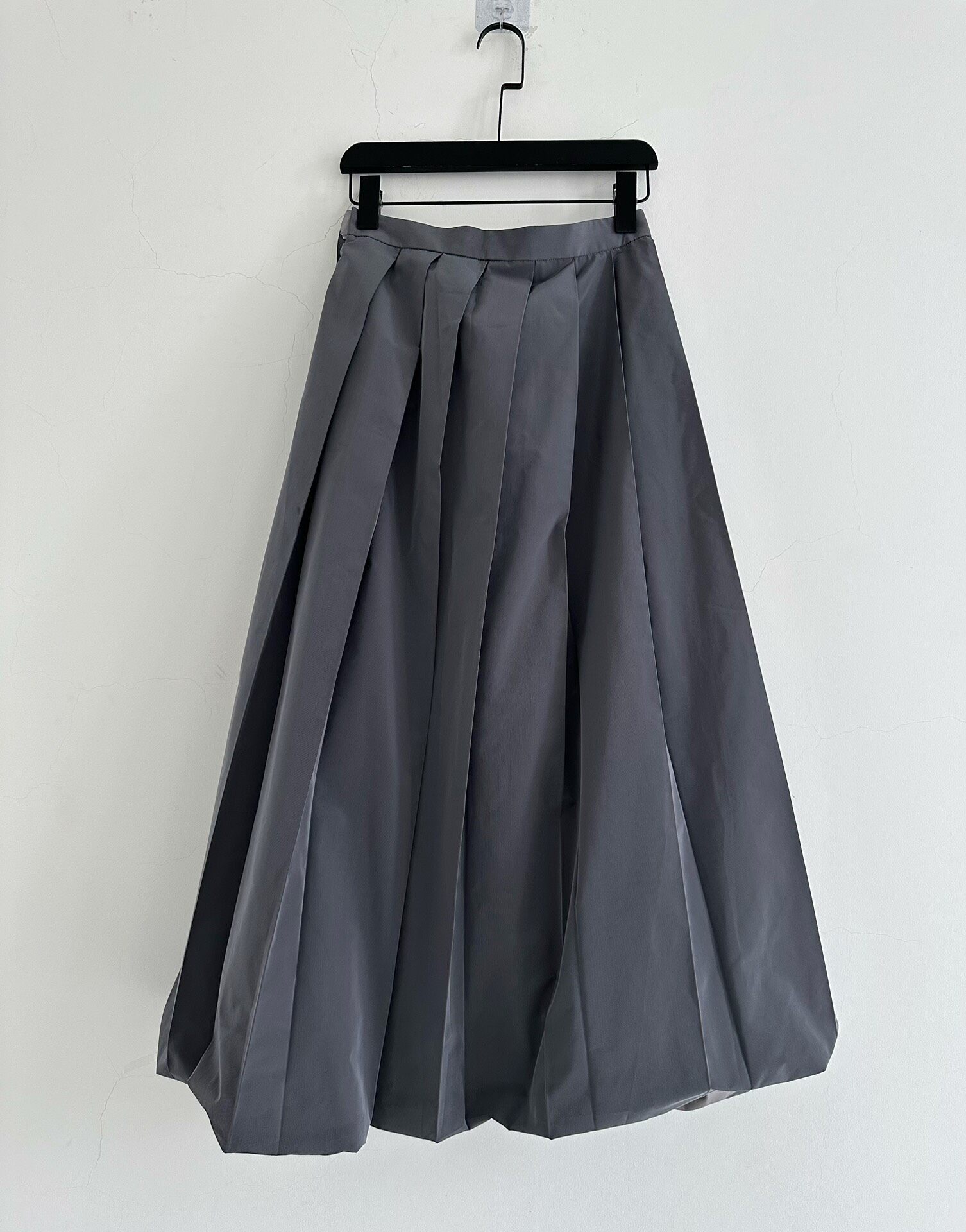 Comme des Garçons 1998 Tricot Silver Balloon Skirt — back