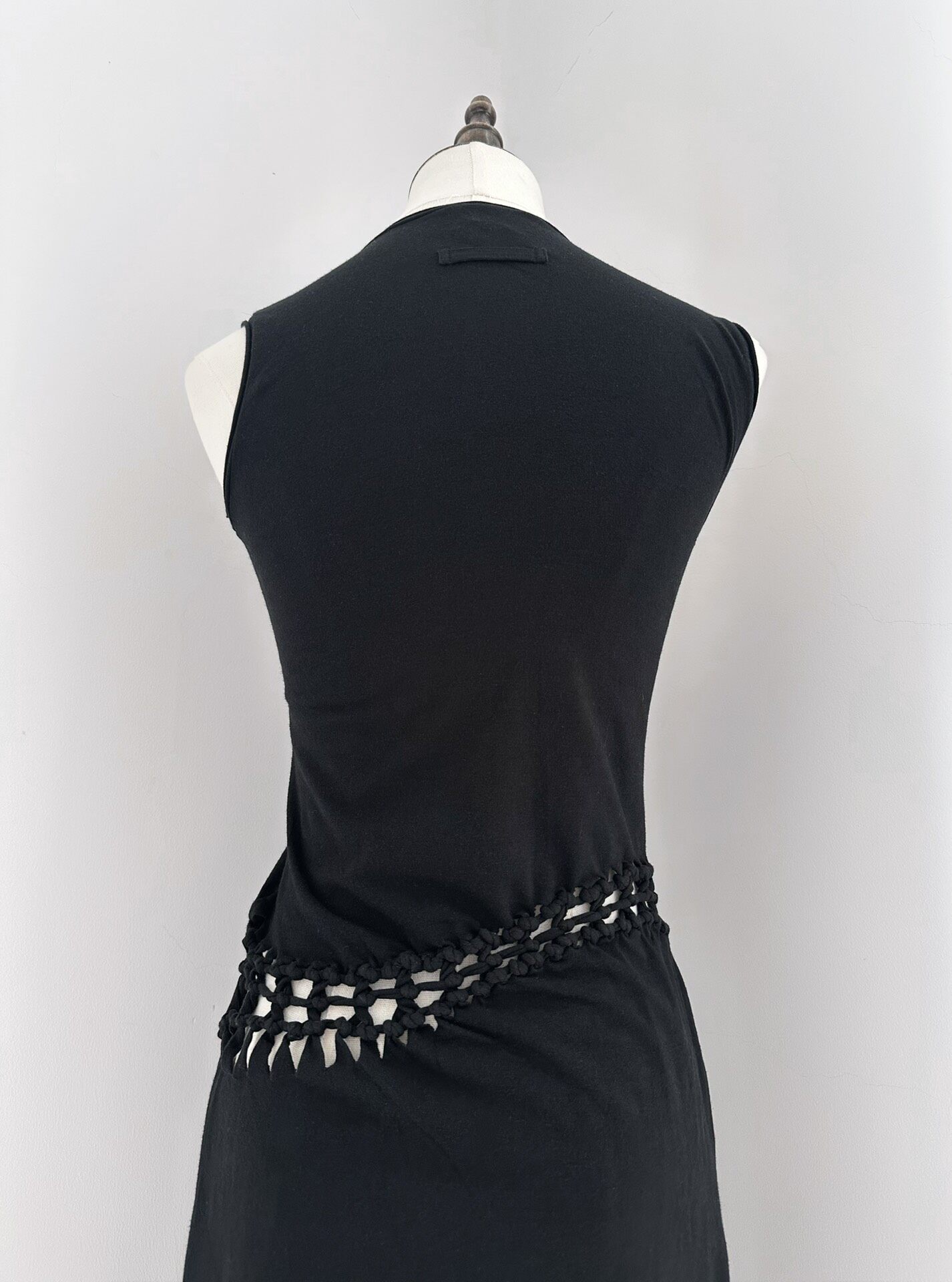 Jean Paul Gaultier Vintage Woven Cutout Dress — back